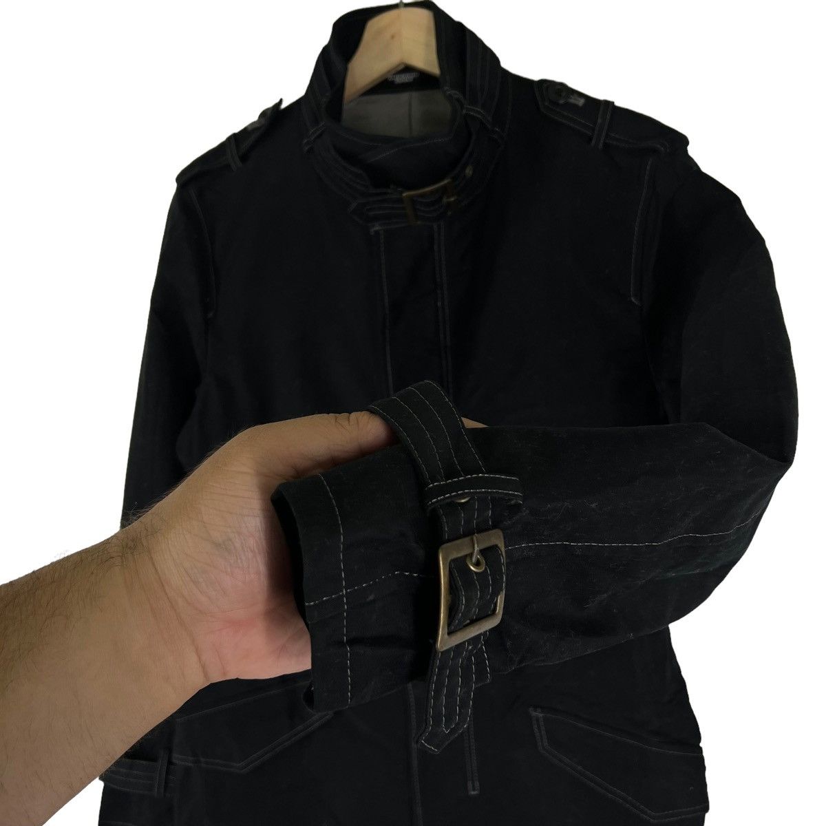Japanese Brand VINTAGE LONG JACKET PARACHUTE TORNADO MART ISSEY MIYAKE Size US L / EU 52-54 / 3 - 6 Thumbnail