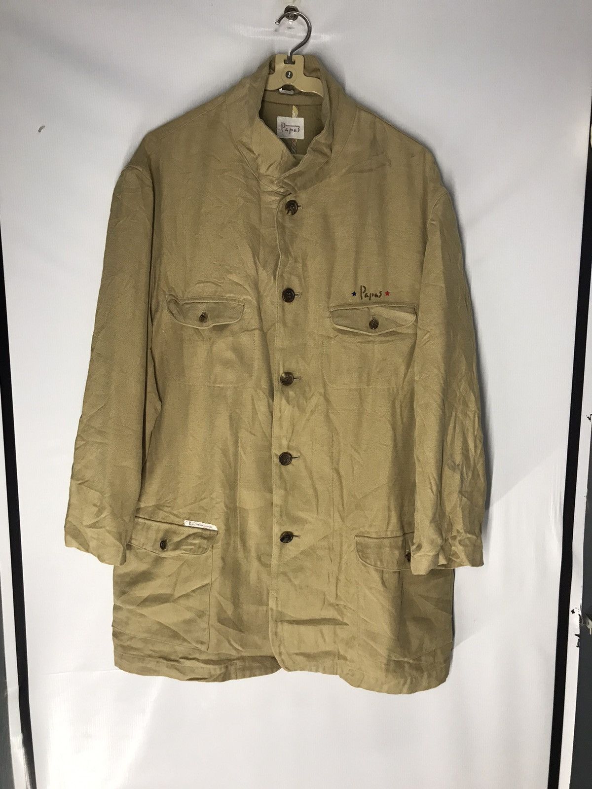 Japanese Brand Papa's Maniere De Heming buttonUp Jacket Size US M / EU 48-50 / 2 - 8 Thumbnail