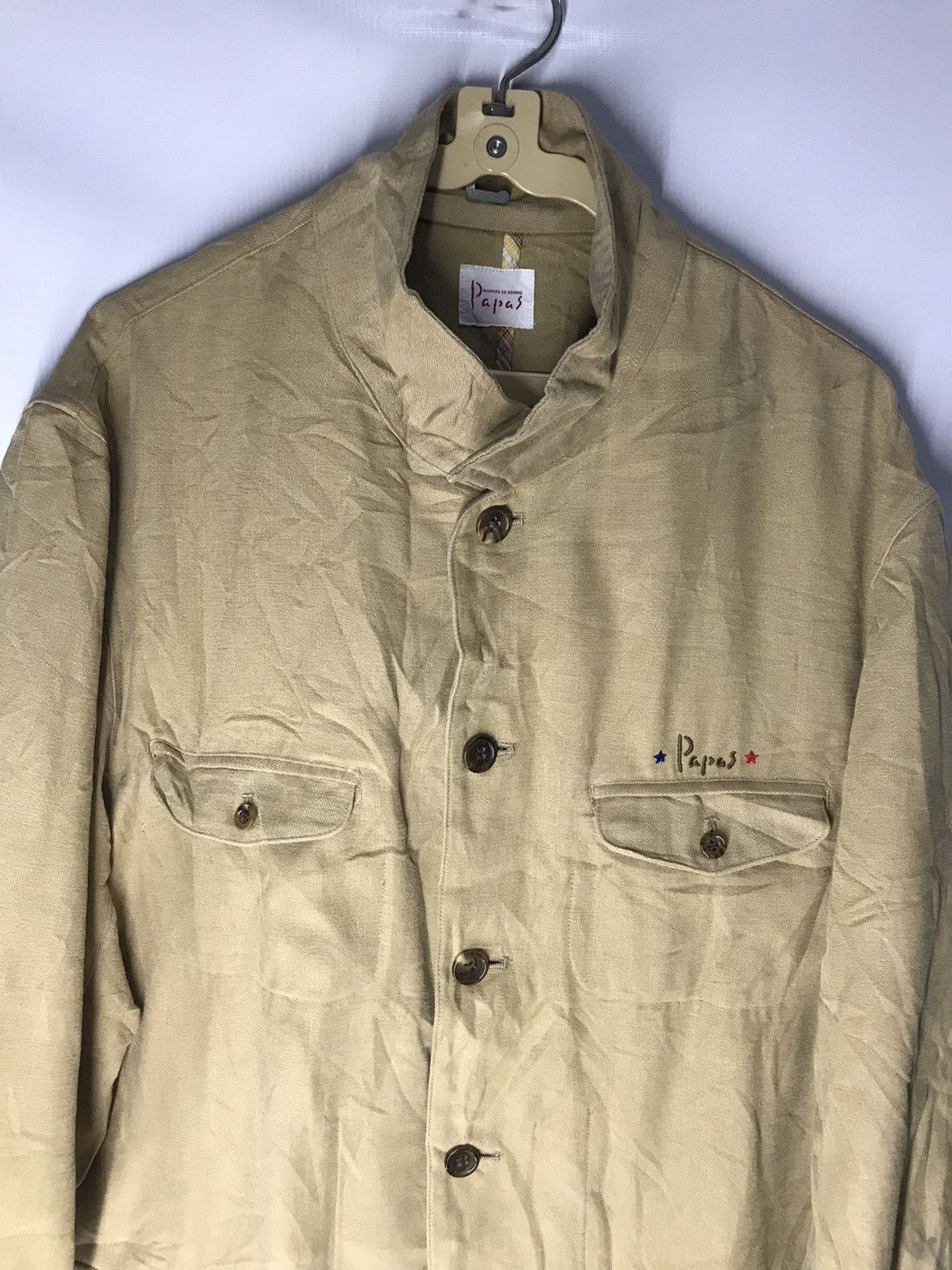 Japanese Brand Papa's Maniere De Heming buttonUp Jacket Size US M / EU 48-50 / 2 - 6 Thumbnail
