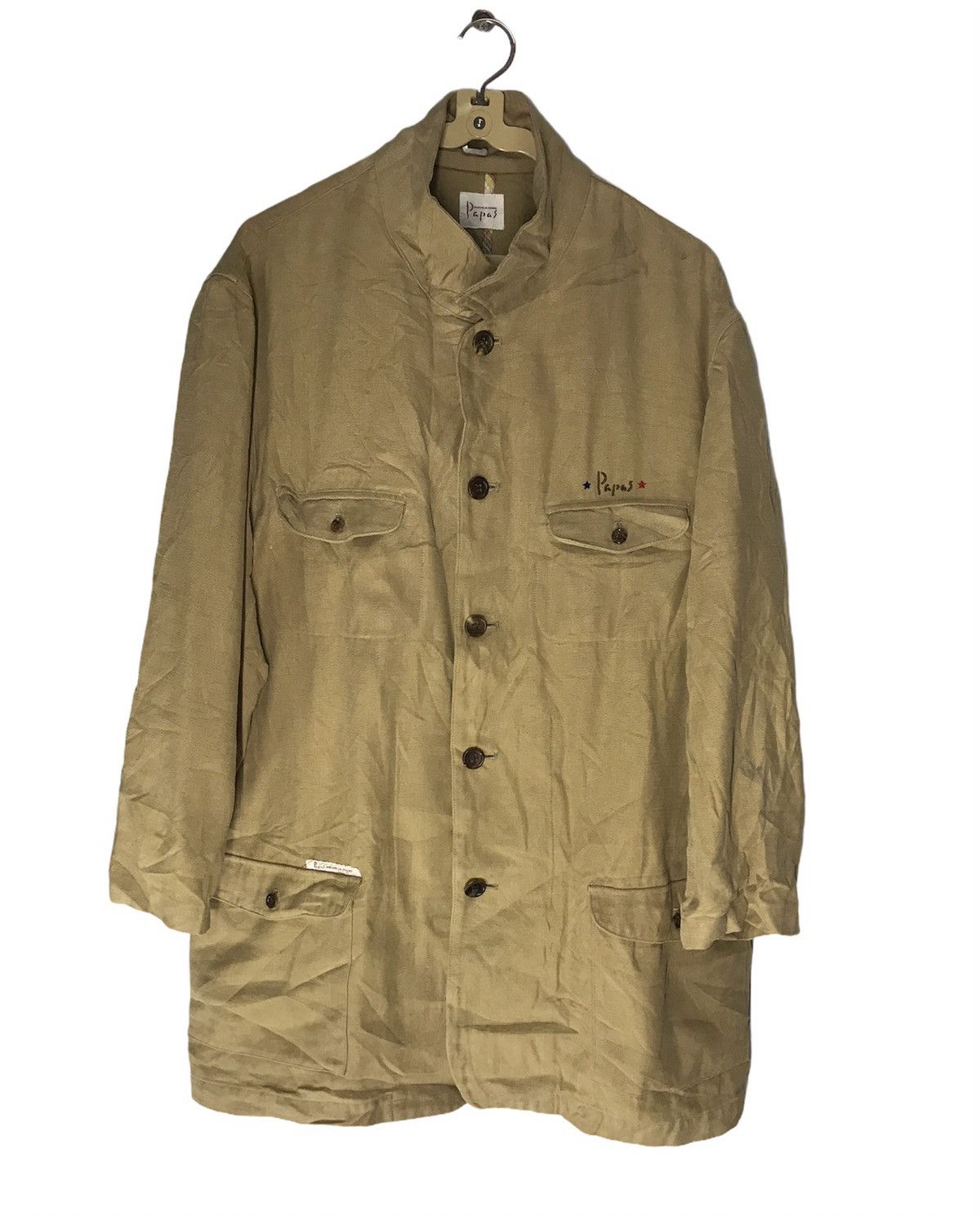 Japanese Brand Papa's Maniere De Heming buttonUp Jacket Size US M / EU 48-50 / 2 - 1 Thumbnail
