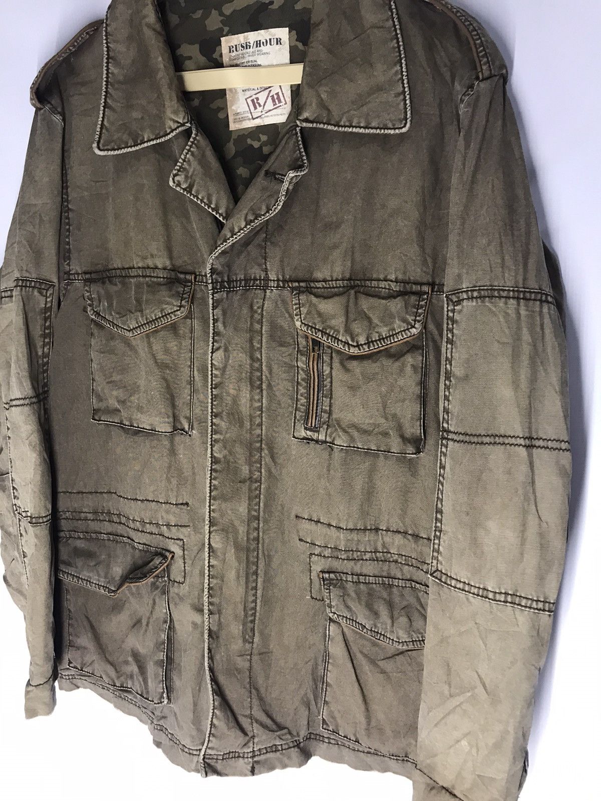 Japanese Brand Rush hour zipper jacket multipocket Size US M / EU 48-50 / 2 - 3 Thumbnail