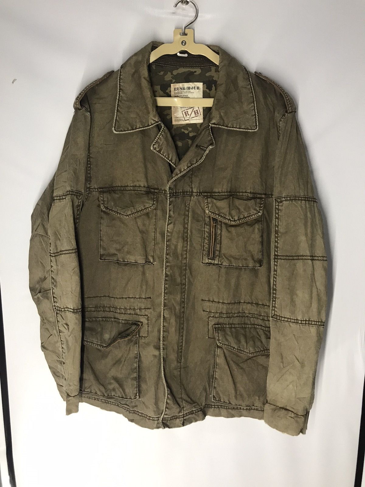 Japanese Brand Rush hour zipper jacket multipocket Size US M / EU 48-50 / 2 - 7 Thumbnail