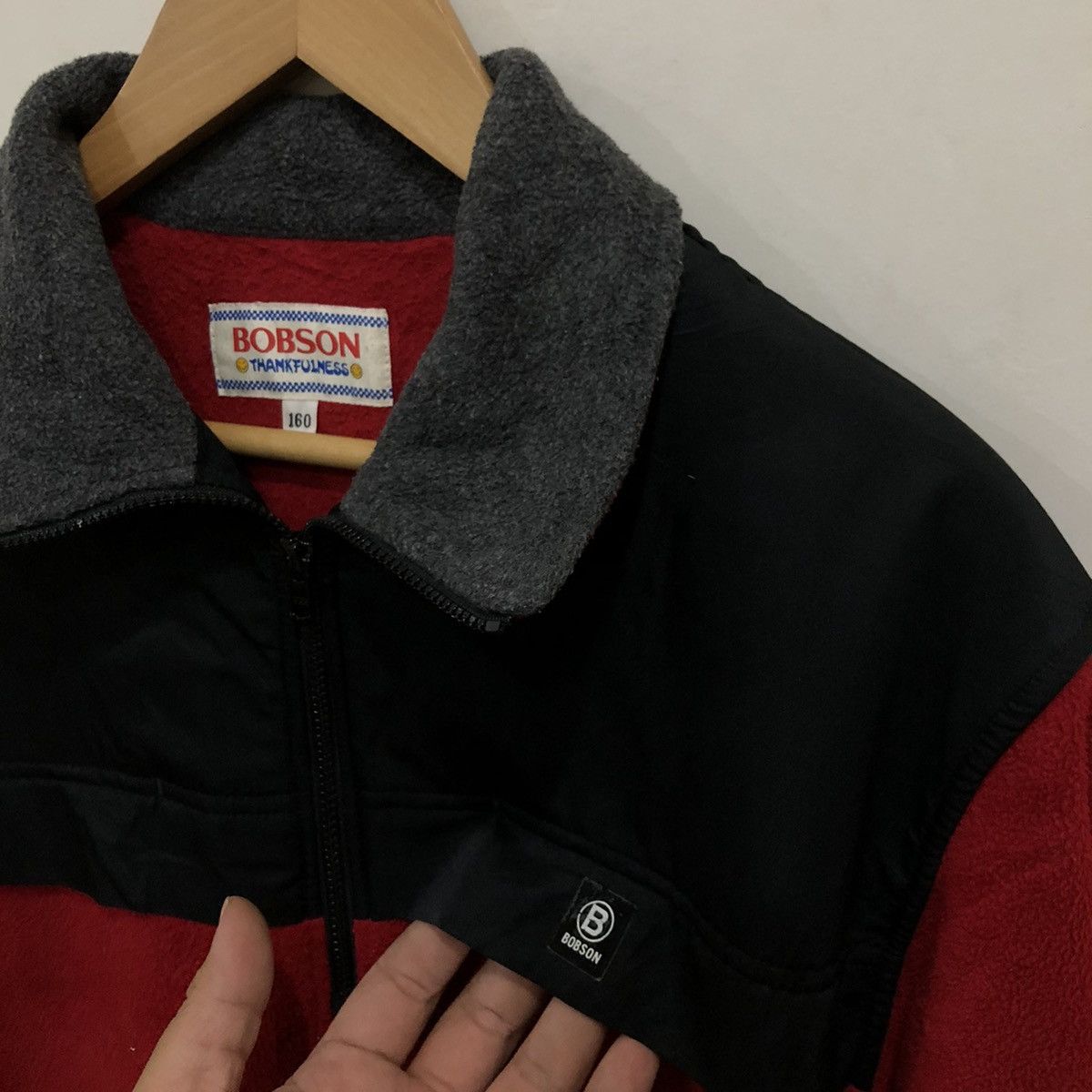Japanese Brand Bobson Fleece Full Zipper Jacket Size US M / EU 48-50 / 2 - 3 Thumbnail