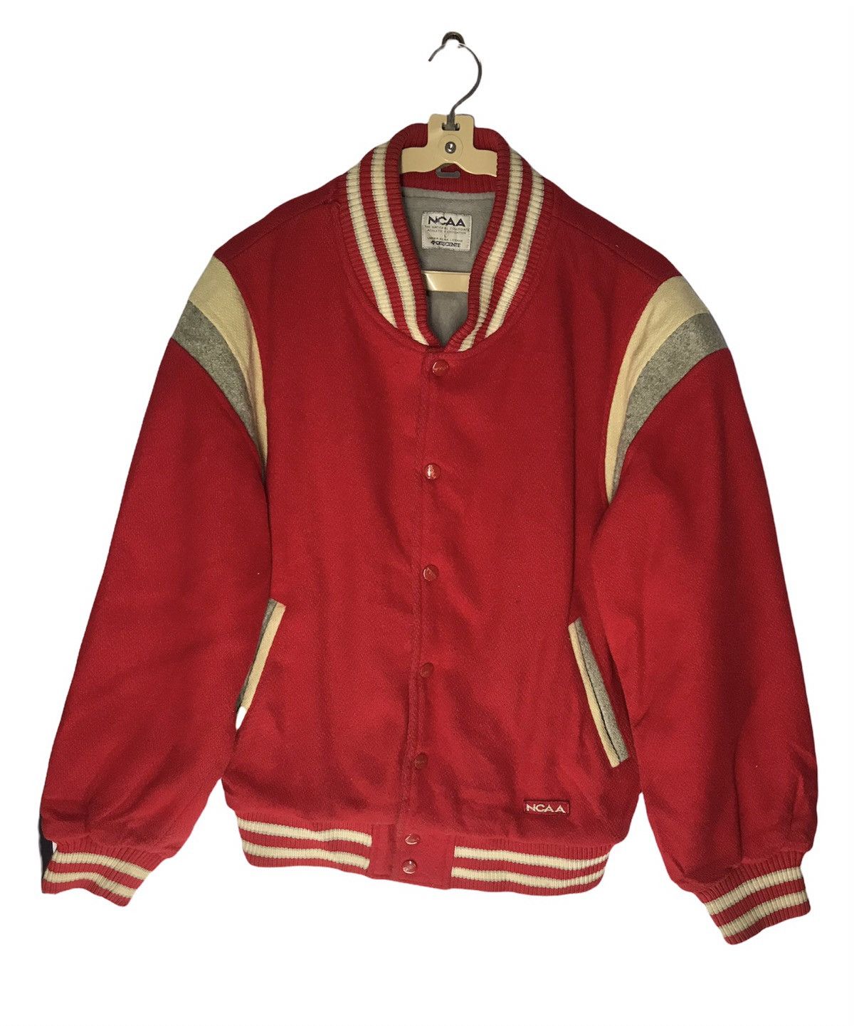 Vintage ncaa wool varsity jacket by descente