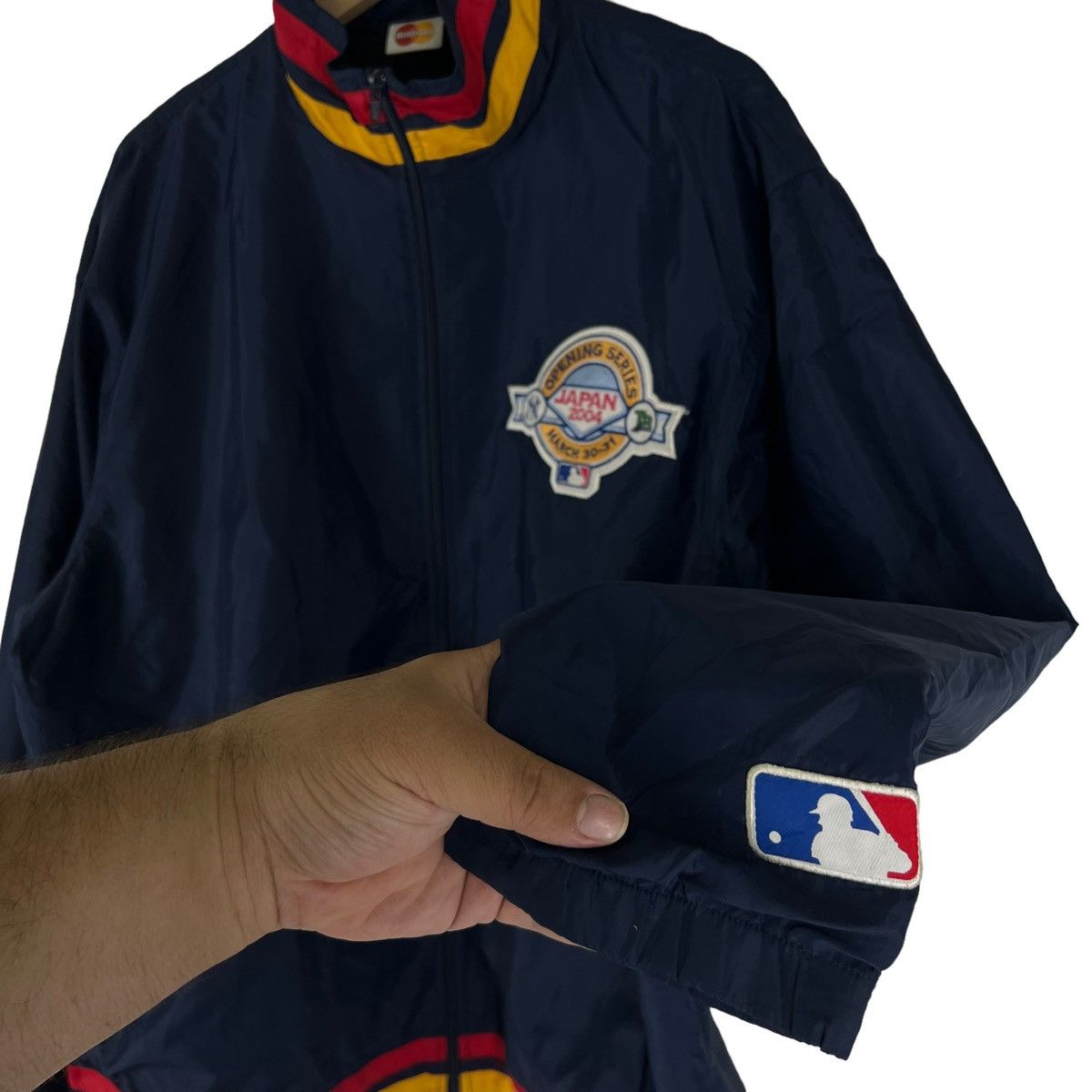 Japanese Brand VINTAGE MLB JACKET SPONSOR MASTERCARD JAPAN OPENING GAMES Size US M / EU 48-50 / 2 - 6 Thumbnail
