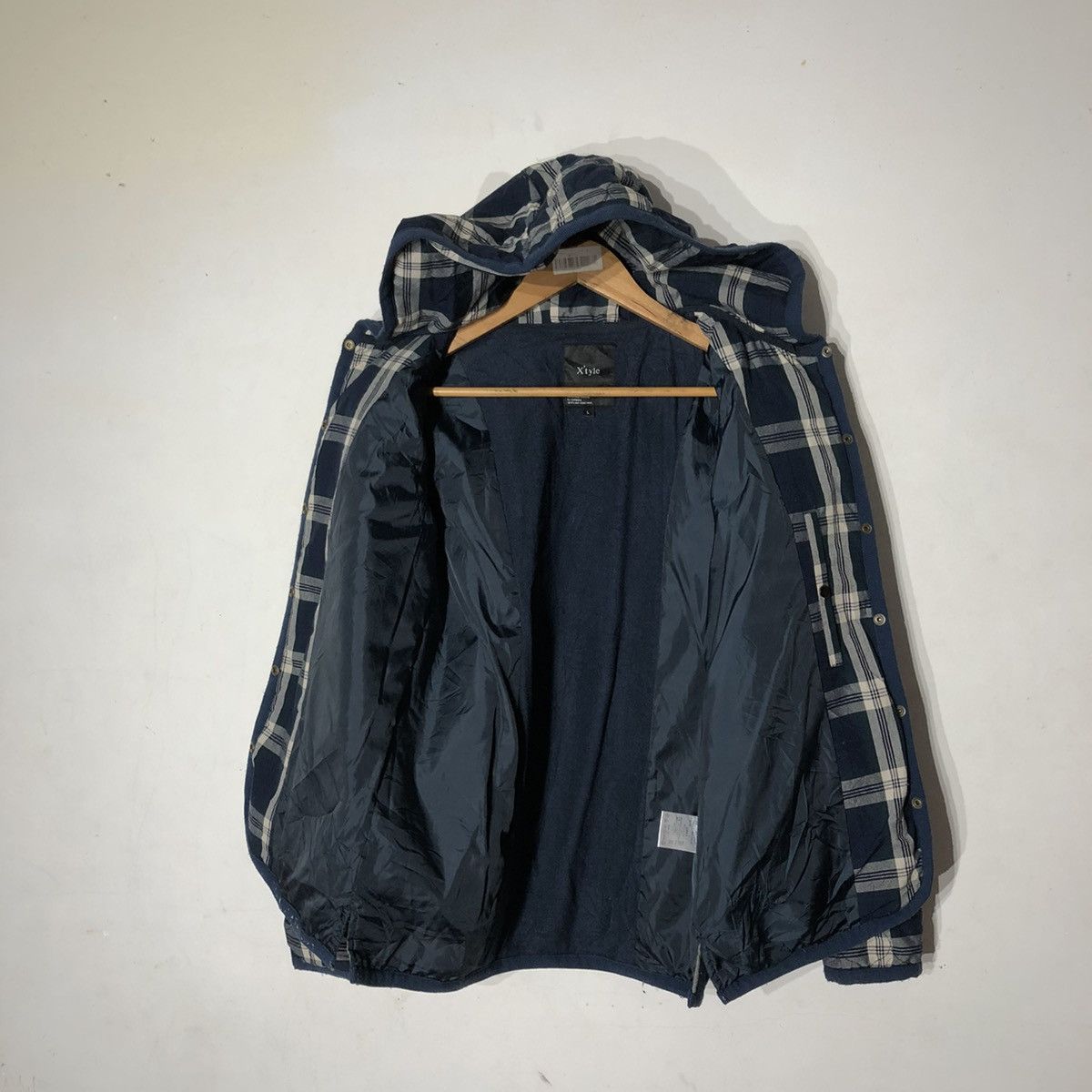 Japanese Brand QUILTED TARTAN DESIGN BUTTON JACKET X'TYLE Size US L / EU 52-54 / 3 - 8 Thumbnail