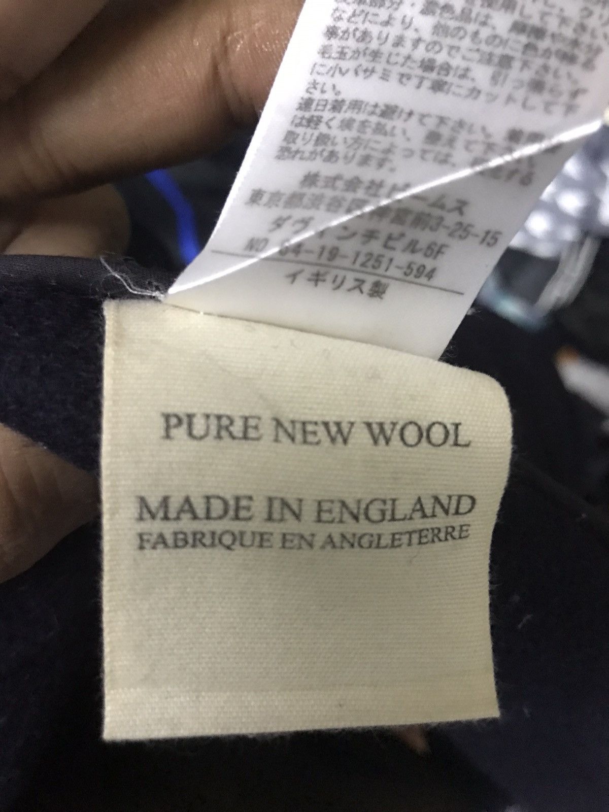 Other London tradisional wool long jacket hoodie made in England Size US S / EU 44-46 / 1 - 4 Thumbnail