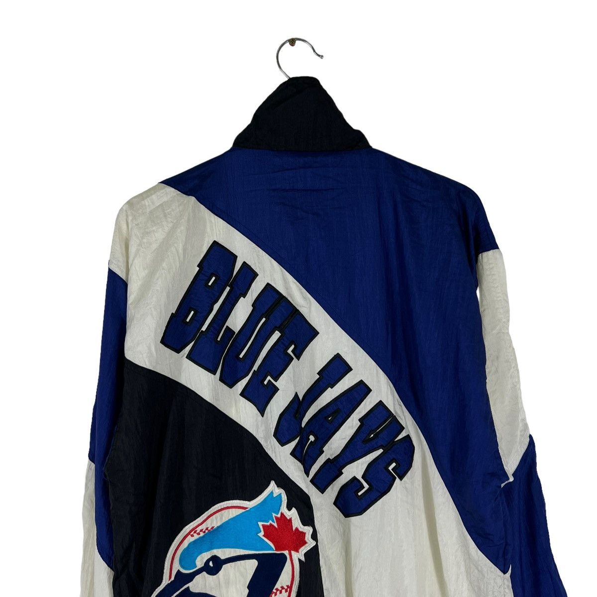 Japanese Brand VINTAGE GENUINE MERCHANDISE MLB BLUE JAYS BIG LOGO JACKET Size US M / EU 48-50 / 2 - 3 Thumbnail