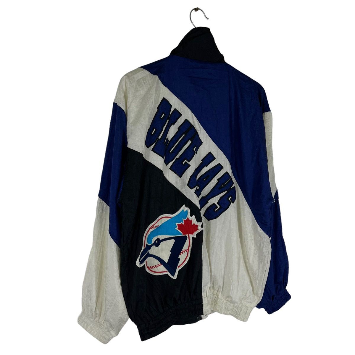 Japanese Brand VINTAGE GENUINE MERCHANDISE MLB BLUE JAYS BIG LOGO JACKET Size US M / EU 48-50 / 2 - 2 Thumbnail