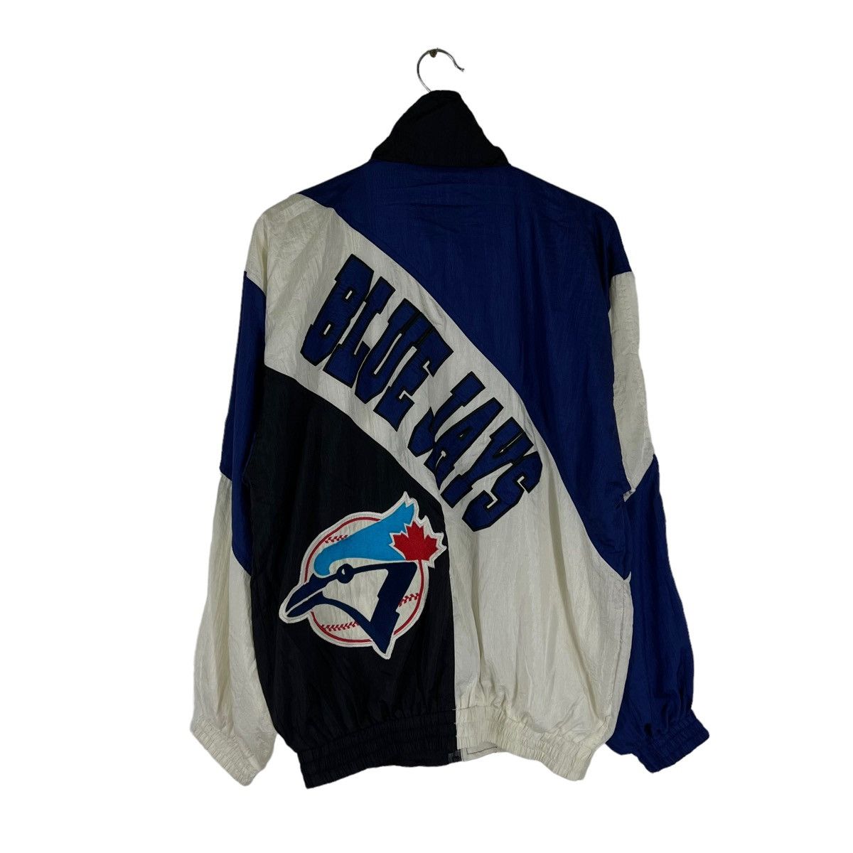 Japanese Brand VINTAGE GENUINE MERCHANDISE MLB BLUE JAYS BIG LOGO JACKET Size US M / EU 48-50 / 2 - 1 Thumbnail