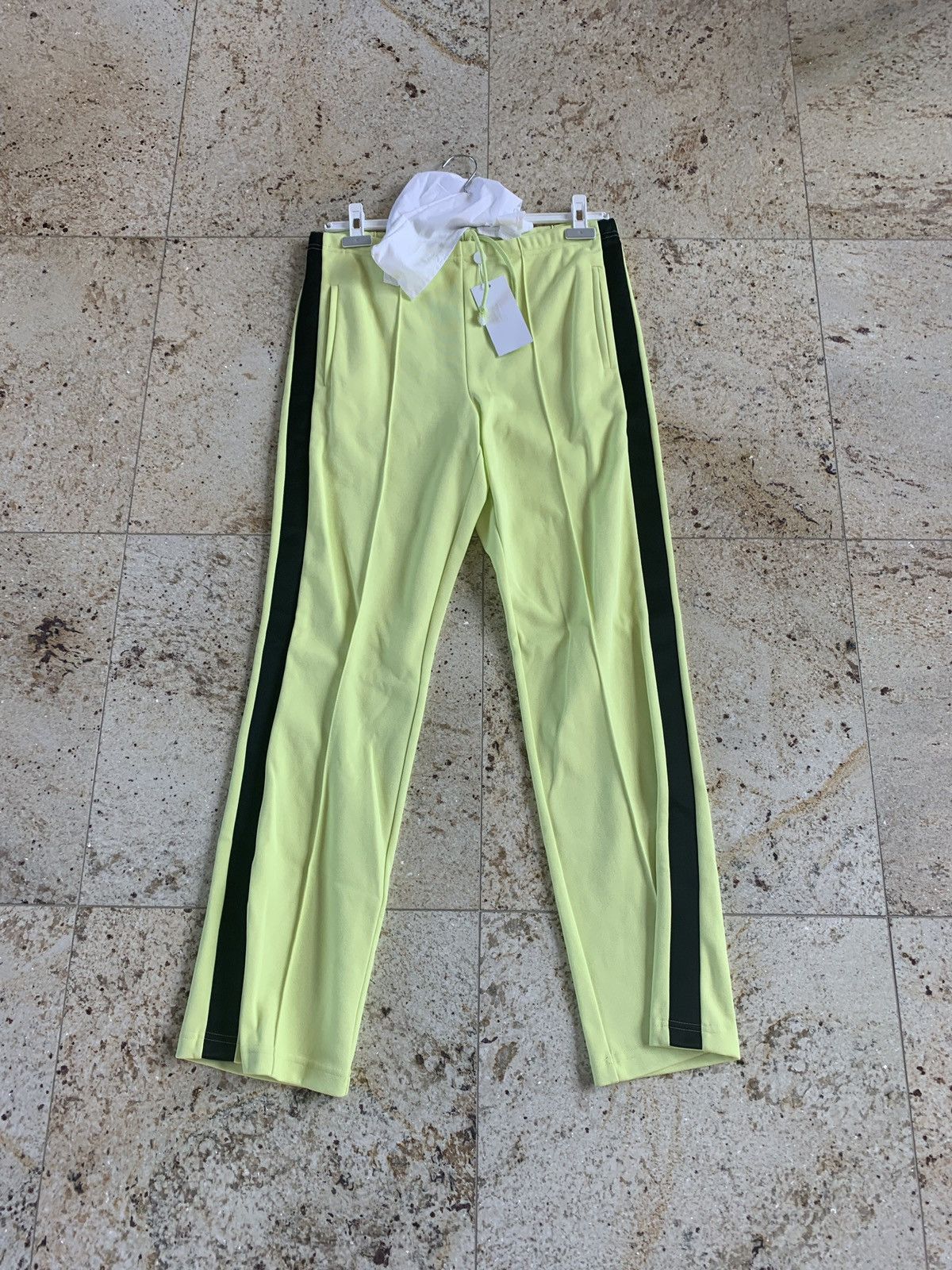 Maison Margiela Highlighter Yellow Trousers With Black Trim Size US 28 / EU 44 - 5 Thumbnail