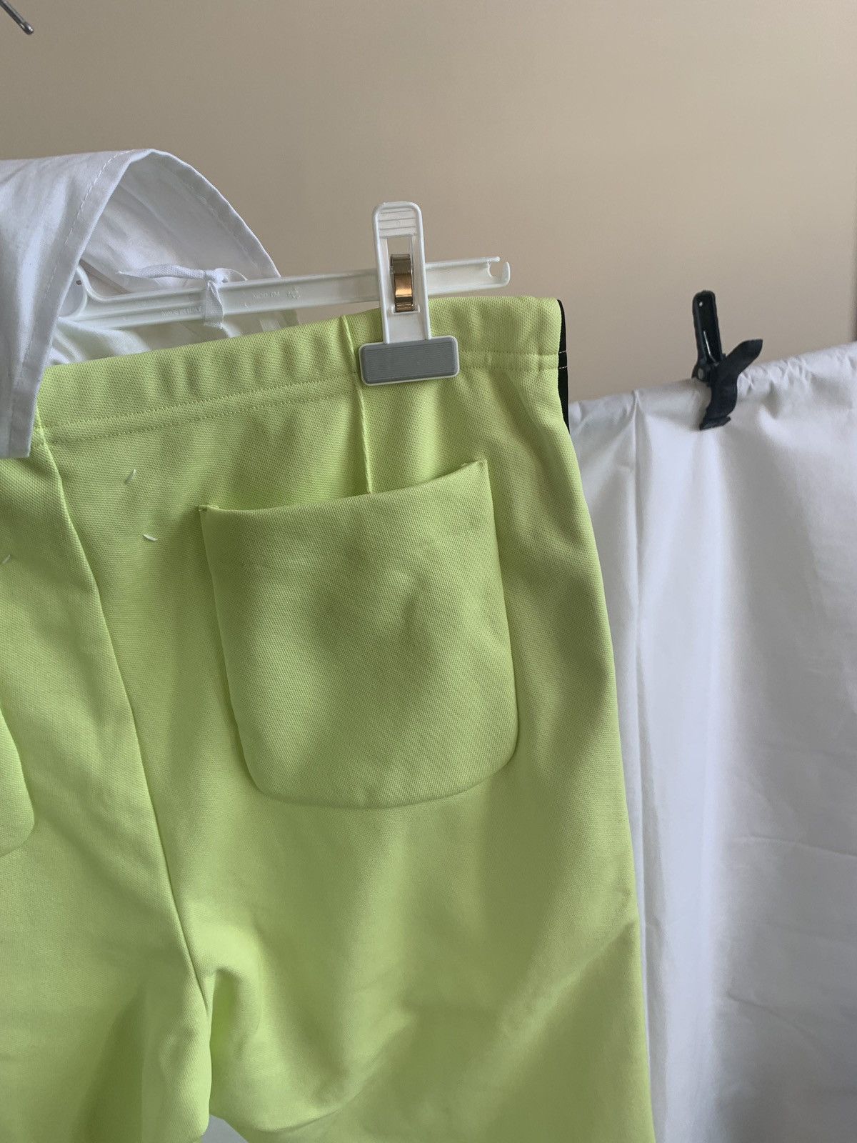 Maison Margiela Highlighter Yellow Trousers With Black Trim Size US 28 / EU 44 - 6 Thumbnail
