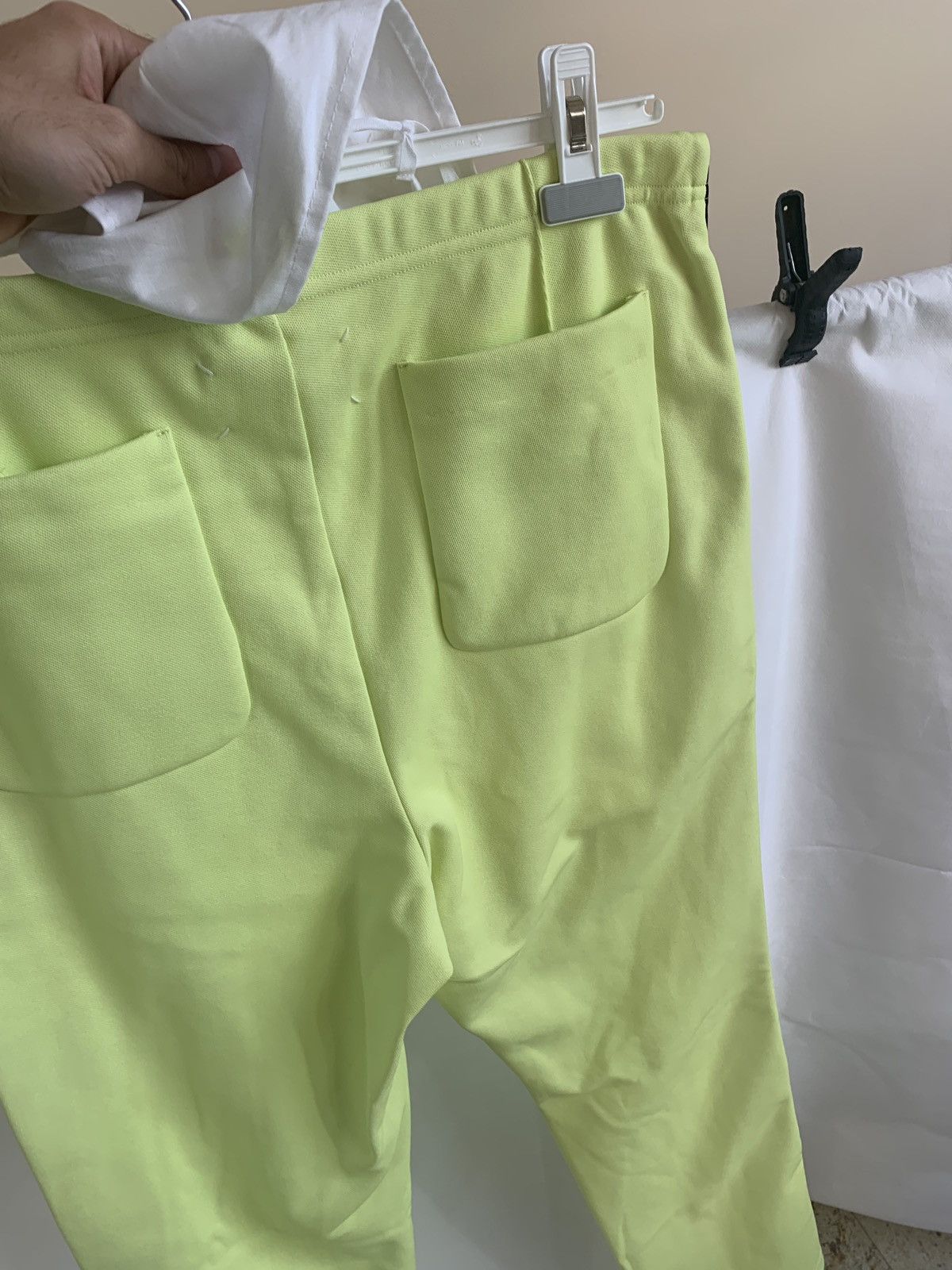 Maison Margiela Highlighter Yellow Trousers With Black Trim Size US 28 / EU 44 - 7 Thumbnail