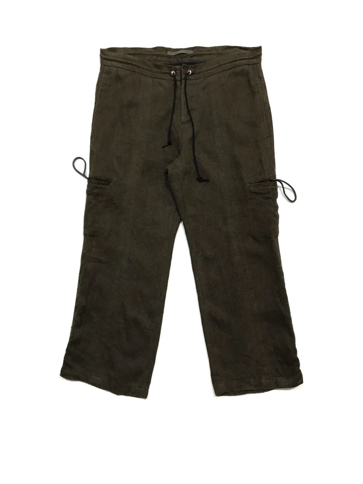 N4 Linen Cropped Pants Size US 32 / EU 48 - 4 Thumbnail