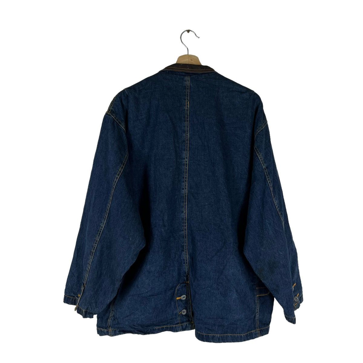 Japanese Brand × Vintage VINTAGE RIOT RIOT HIKORY CHORE JACKET HOT CREW CARGO POCKET Size US L / EU 52-54 / 3 - 9 Thumbnail