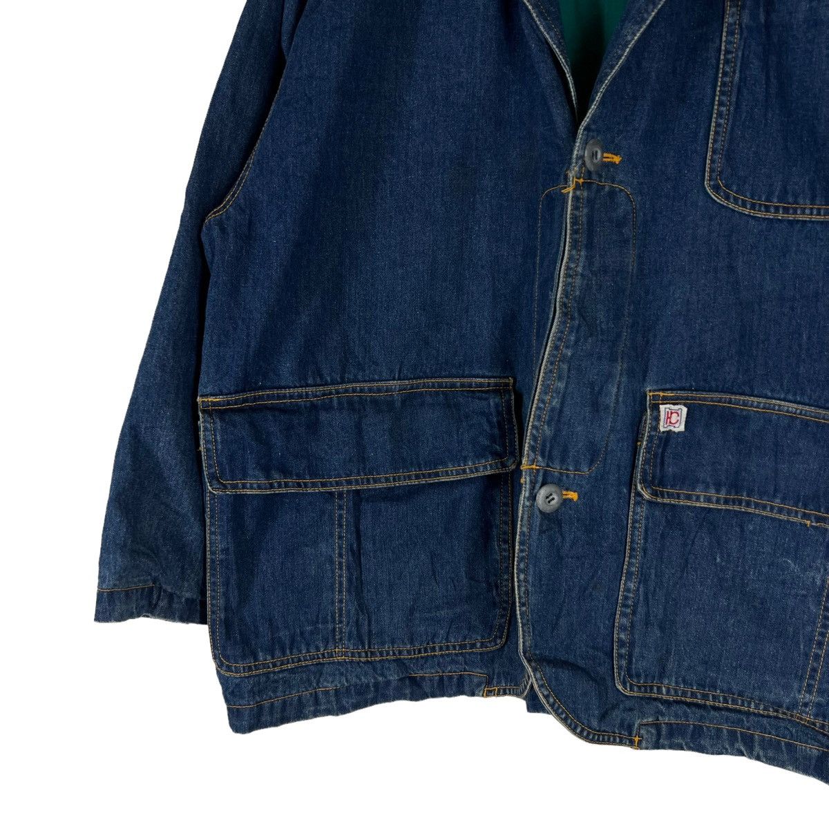 Japanese Brand × Vintage VINTAGE RIOT RIOT HIKORY CHORE JACKET HOT CREW CARGO POCKET Size US L / EU 52-54 / 3 - 4 Thumbnail
