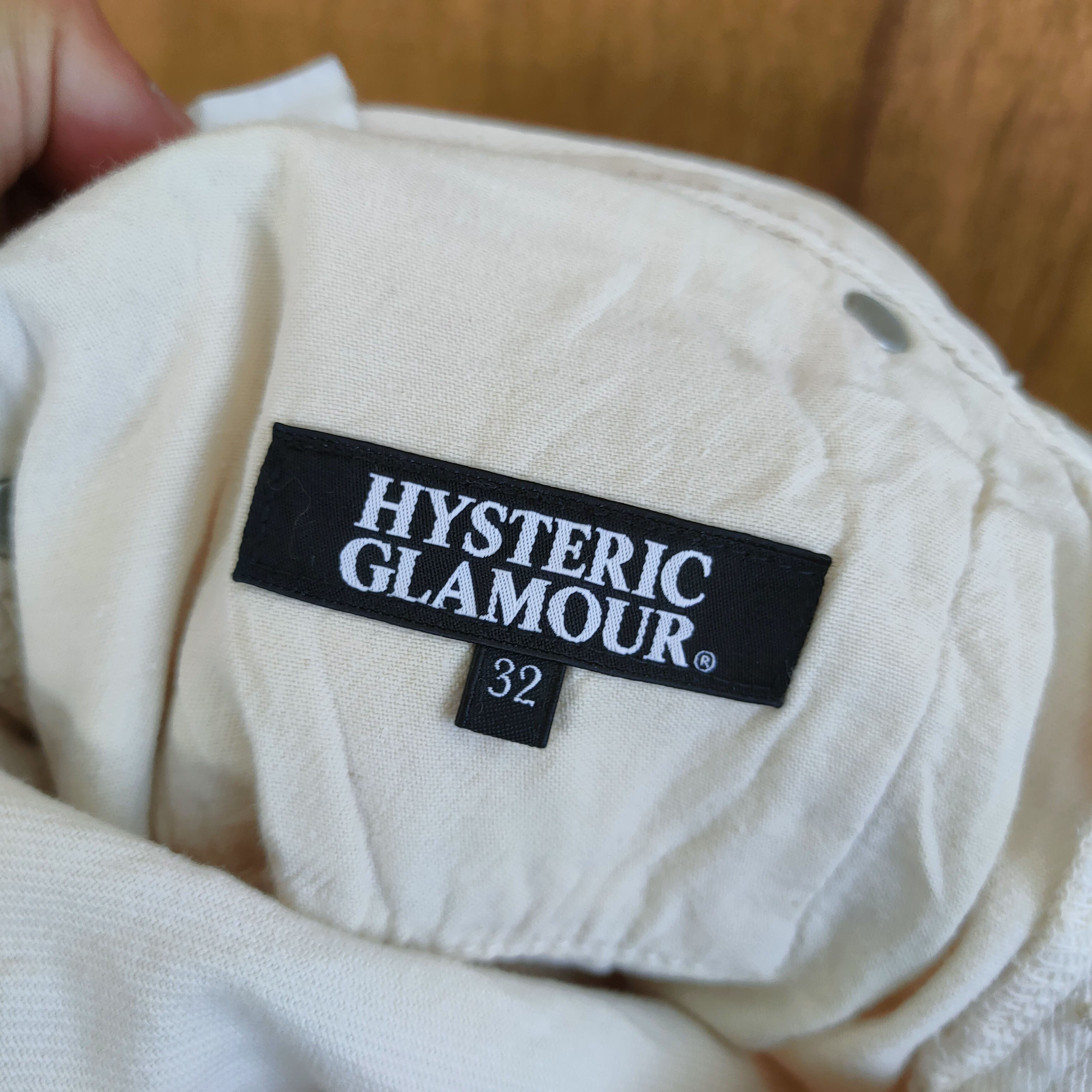 Hysteric Glamour VINTAGE HYSTERIC GLAMOUR SKINNY FADED WHITE JEANS PANTS Size US 32 / EU 48 - 13 Thumbnail