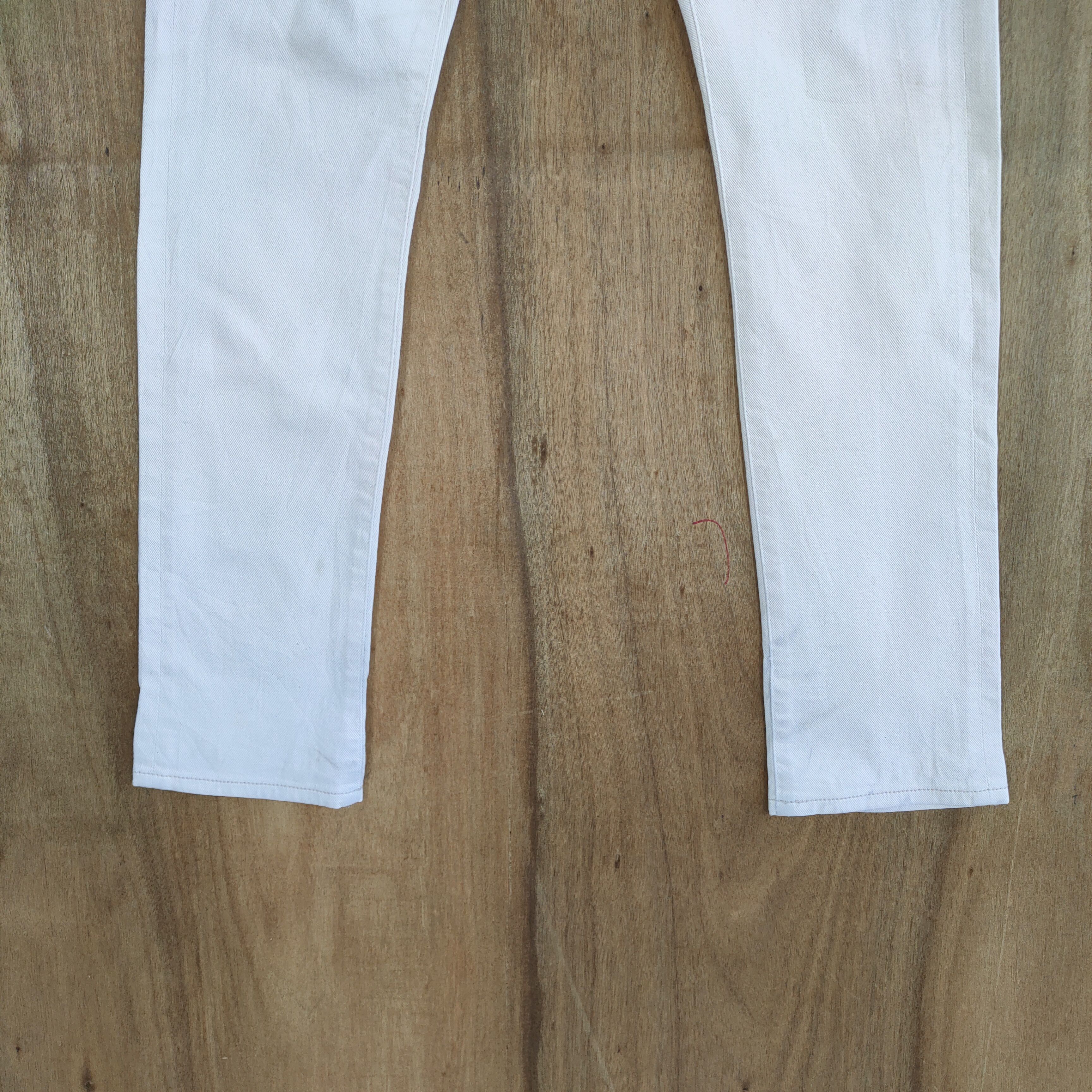 Hysteric Glamour VINTAGE HYSTERIC GLAMOUR SKINNY FADED WHITE JEANS PANTS Size US 32 / EU 48 - 3 Thumbnail