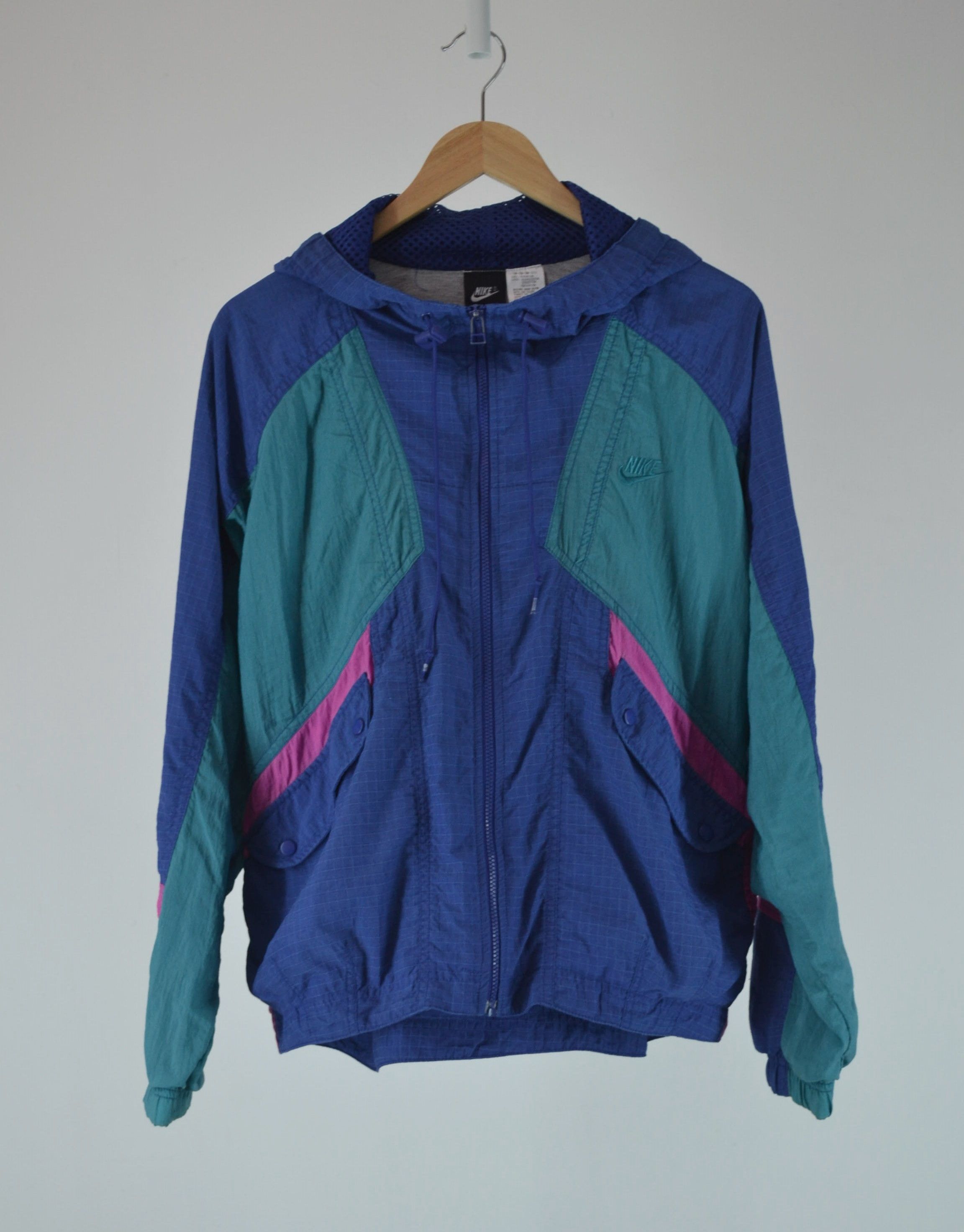 Nike 90's Nike Color block Nylon Hoodie Jacket Grailed