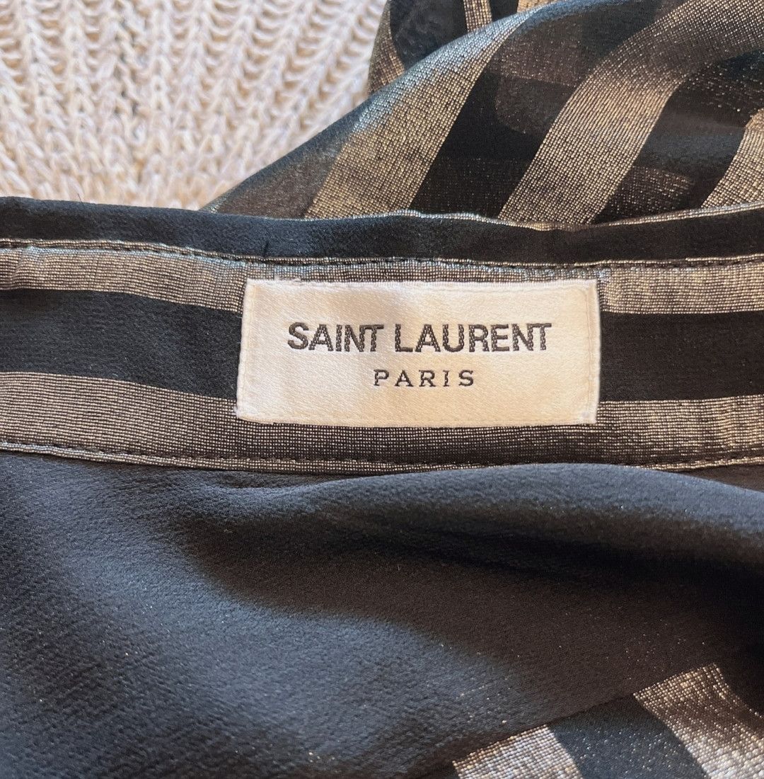 Saint Laurent Paris Saint Laurent Silk Shirt Size US M / EU 48-50 / 2 - 2 Thumbnail