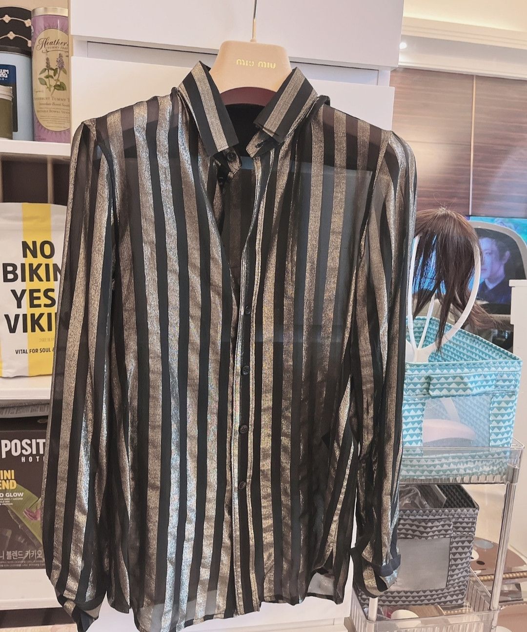 Saint Laurent Paris Saint Laurent Silk Shirt Size US M / EU 48-50 / 2 - 1 Thumbnail