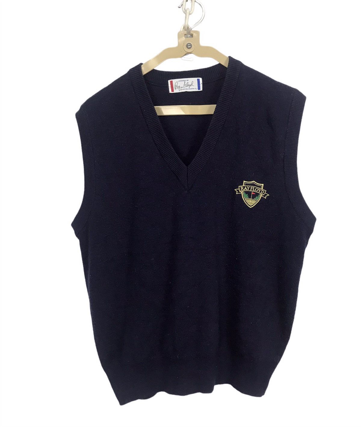 Japanese Brand × Vintage Vintage Ray Floyd small logo sleeveless vneck sweatshirt Size US M / EU 48-50 / 2 - 1 Thumbnail