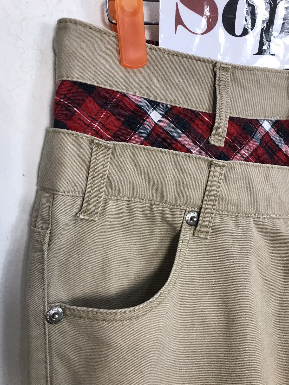 Japanese Brand Vintage Japanese Brand Double Waist Art Design Size US 31 - 9 Thumbnail