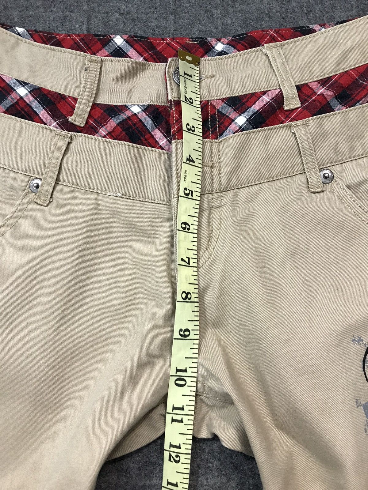 Japanese Brand Vintage Japanese Brand Double Waist Art Design Size US 31 - 17 Thumbnail