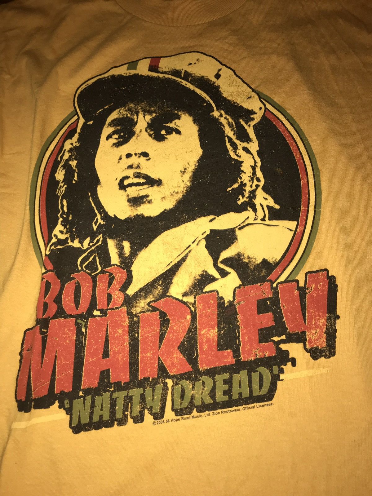 Vintage Bob Marley 2008 Natty Dread T-Shirt Rap Tee