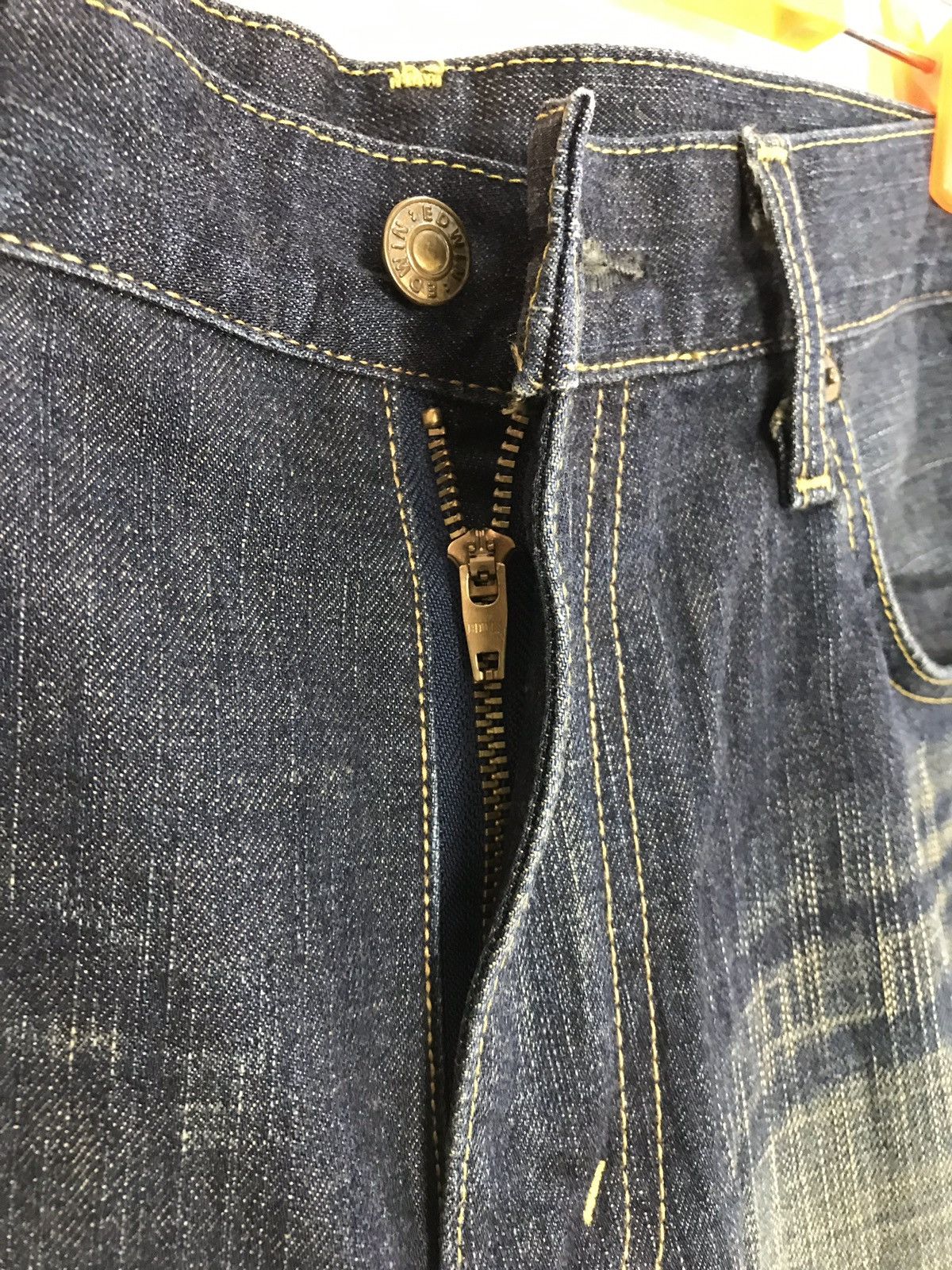 Edwin × Japanese Brand × Vintage Vintage Edwin Japanese Denim Jeans Streetwear Fashion Size US 34 / EU 50 - 7 Thumbnail