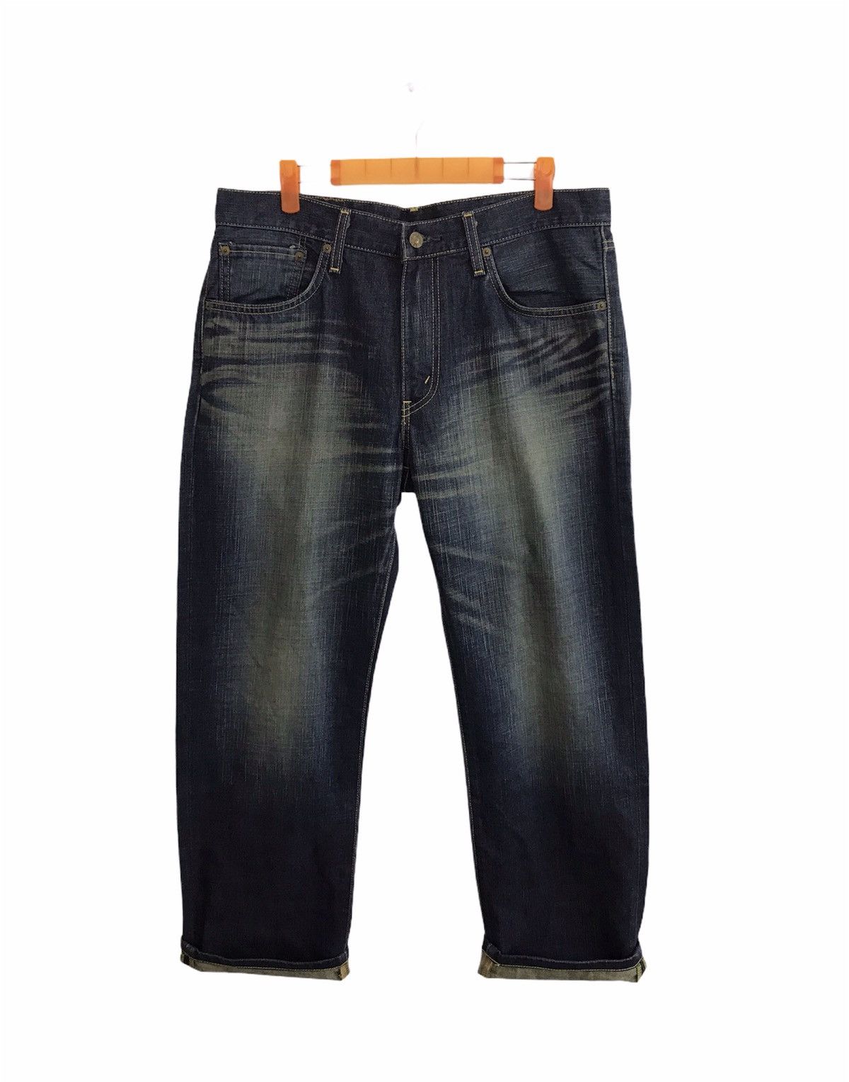 image of Edwin Japanese Denim Jeans Streetwear Fashion in Blue, Men's (Size 34)