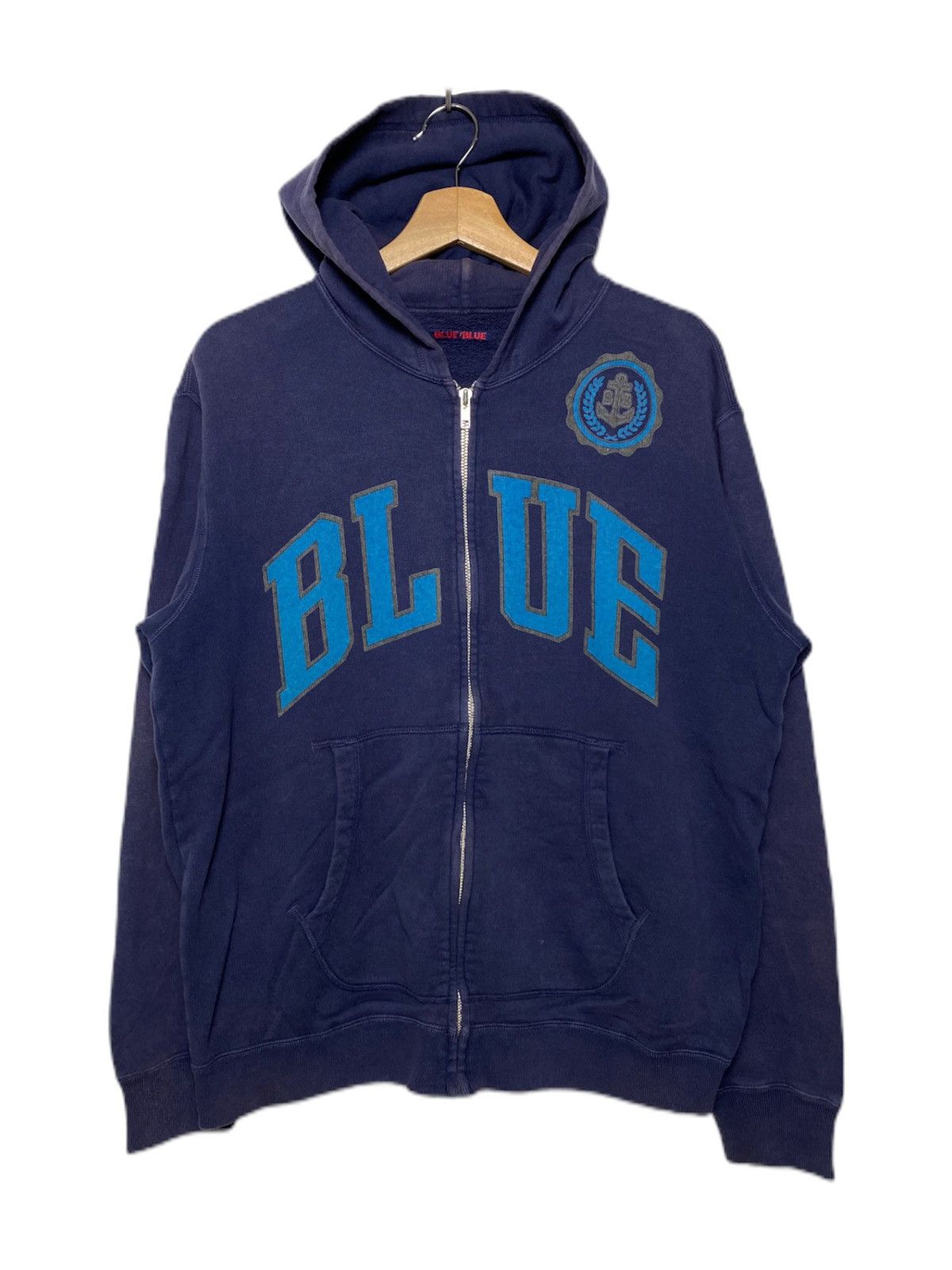 Blue Blue Japan × Japanese Brand Vintage Blue Blue Japan Hoodies Size US L / EU 52-54 / 3 - 1 Thumbnail