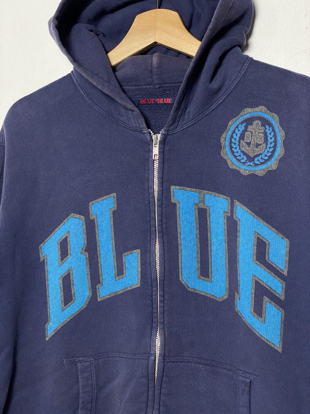 Blue Blue Japan × Japanese Brand Vintage Blue Blue Japan Hoodies Size US L / EU 52-54 / 3 - 2 Thumbnail