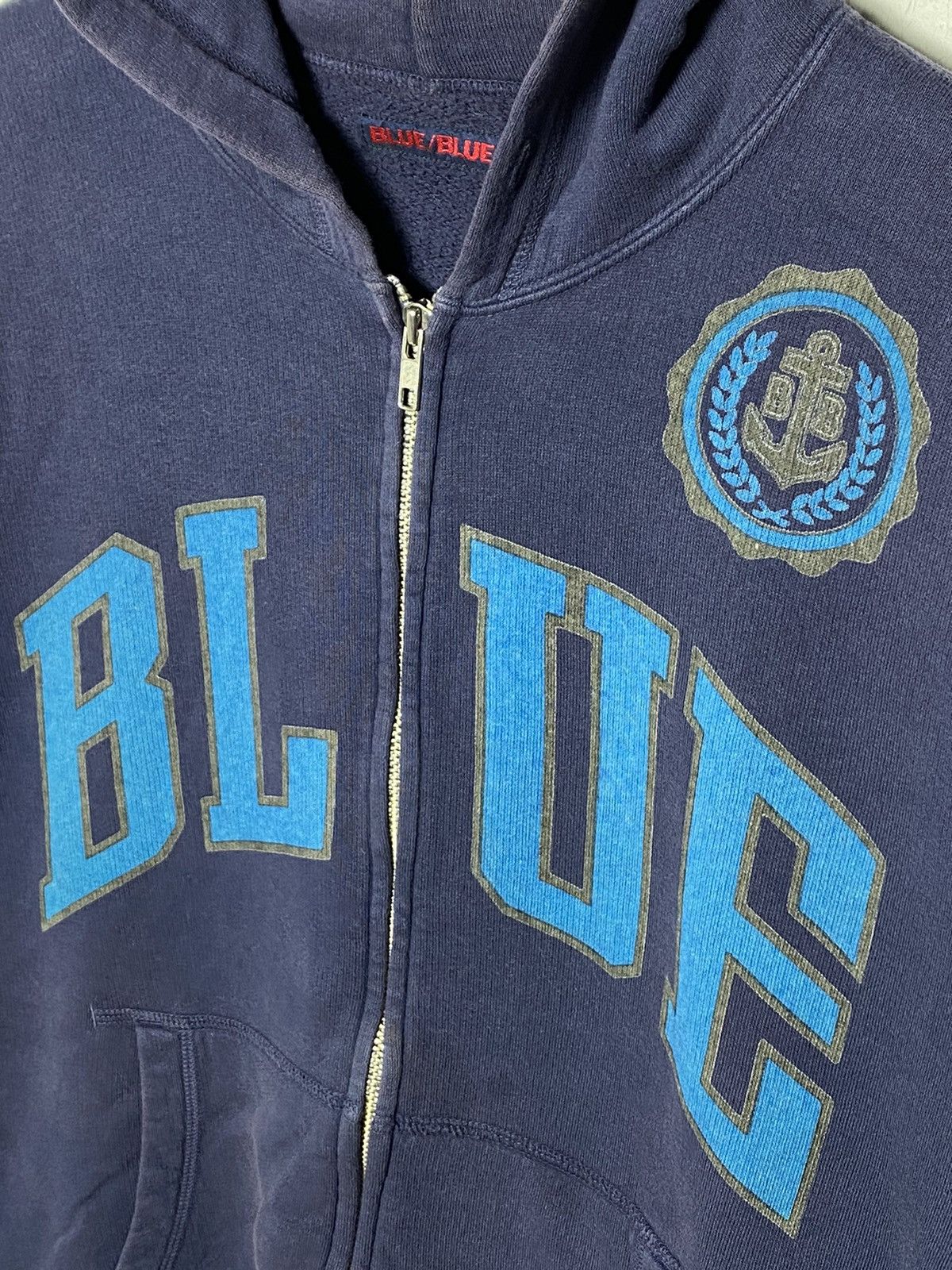 Blue Blue Japan × Japanese Brand Vintage Blue Blue Japan Hoodies Size US L / EU 52-54 / 3 - 3 Thumbnail