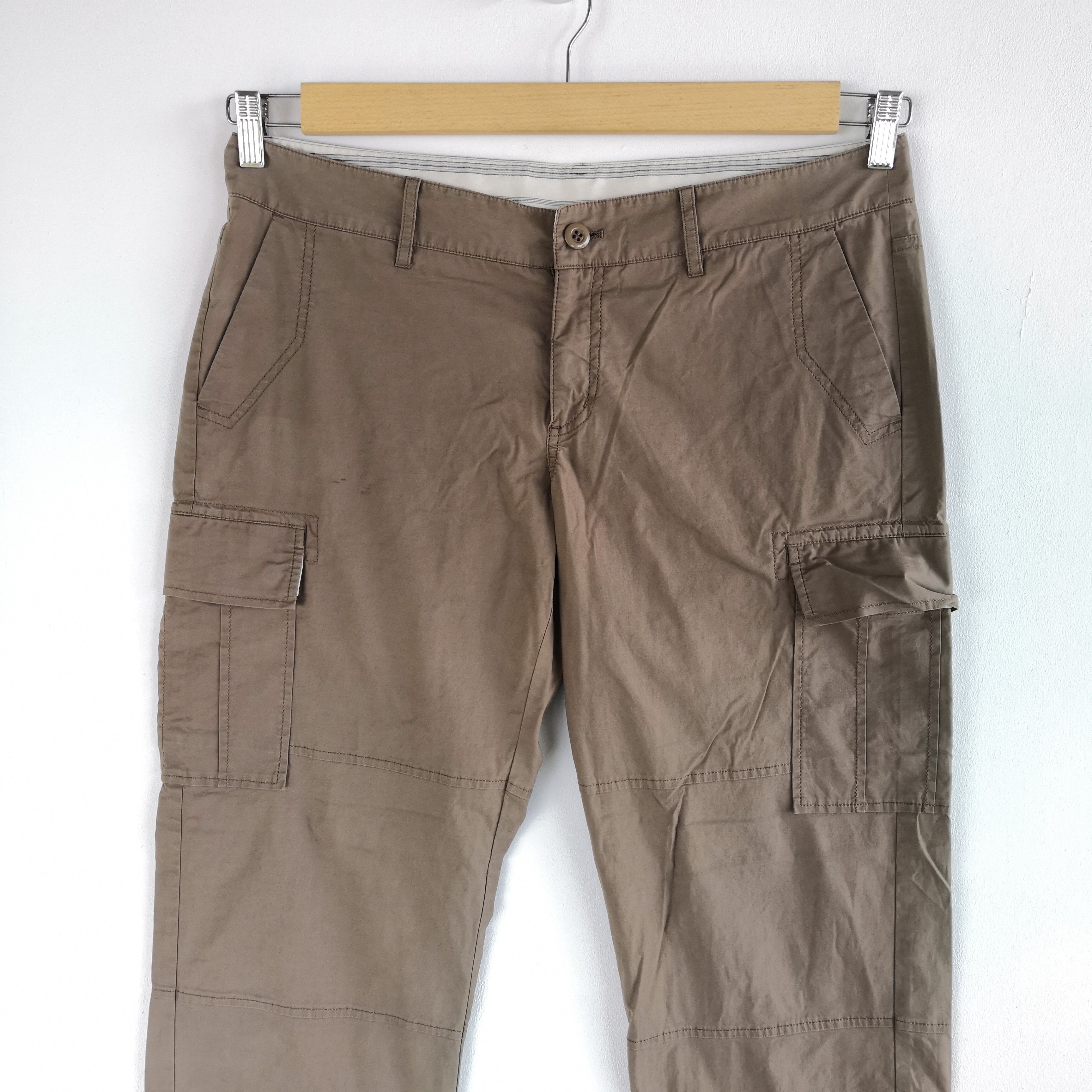Japanese Brand × Vintage Japanese Kumikyoku Cargo Pants Multi Pocket Parachute Pants Size US 34 / EU 50 - 3 Thumbnail