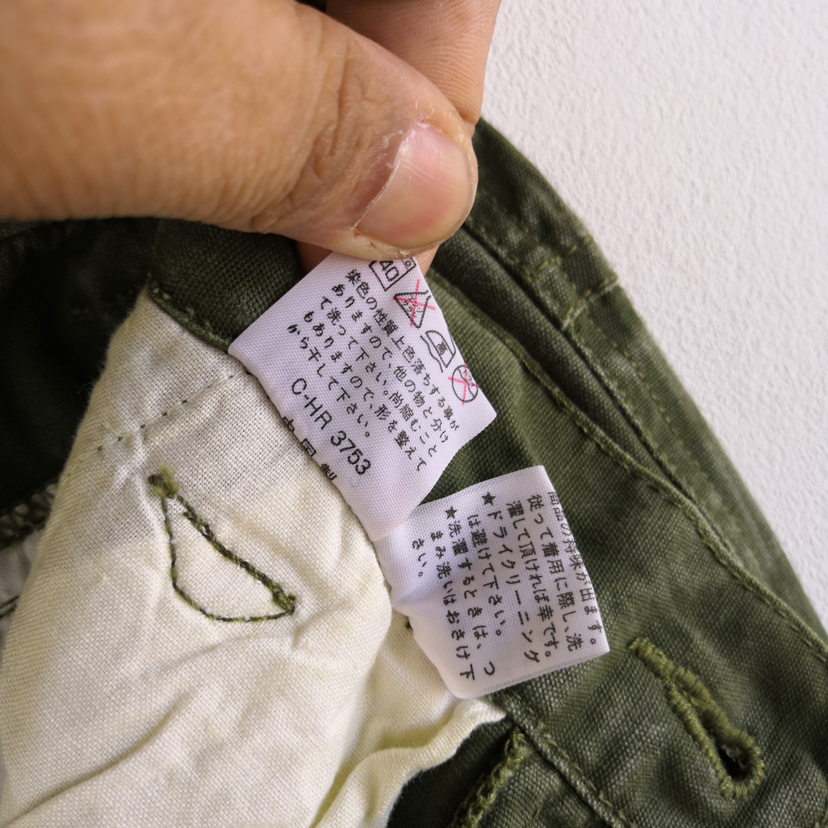 Japanese Brand × Vintage Bay Xebec Japanese Cargo Pants Military Fatigue Trousers Size 26" / US 2 / IT 38 - 8 Thumbnail