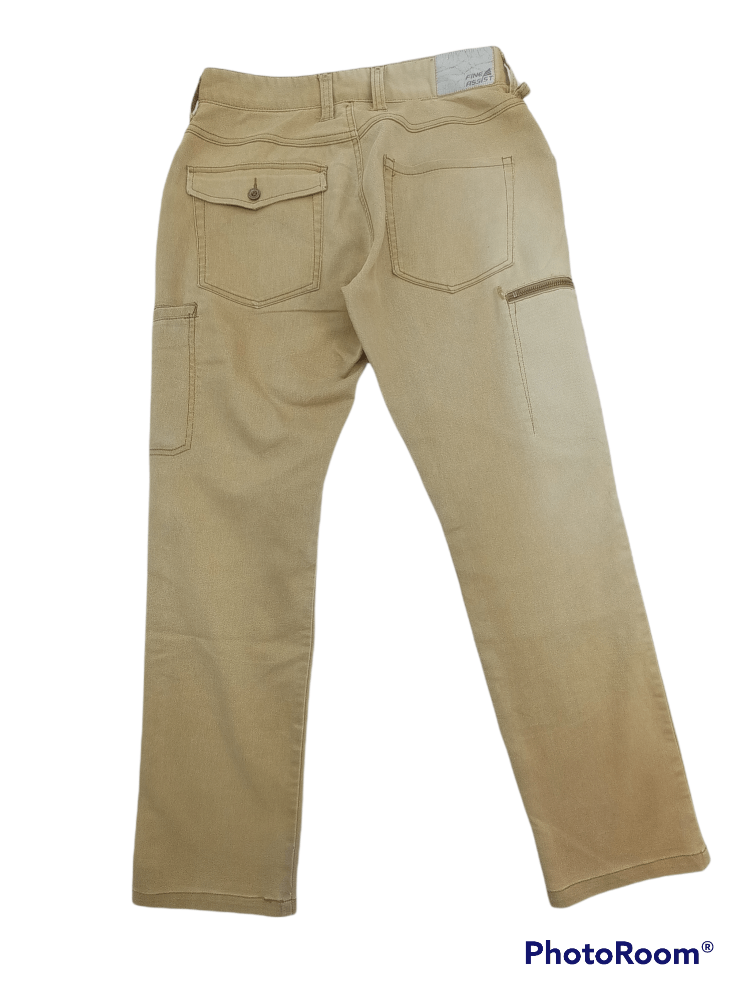 Other Fine Assist Stretch Style Faded Cargo Pants Size US 30 / EU 46 - 2 Thumbnail