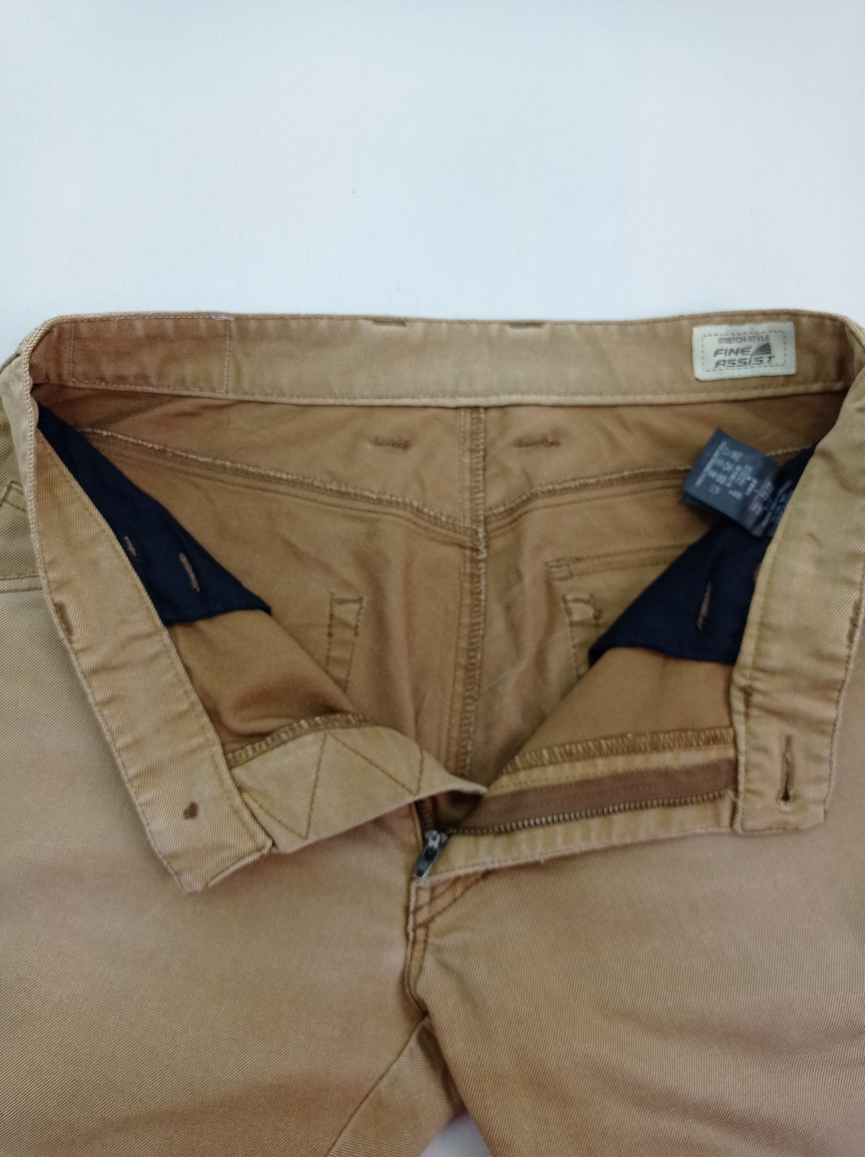 Other Fine Assist Stretch Style Faded Cargo Pants Size US 30 / EU 46 - 4 Thumbnail