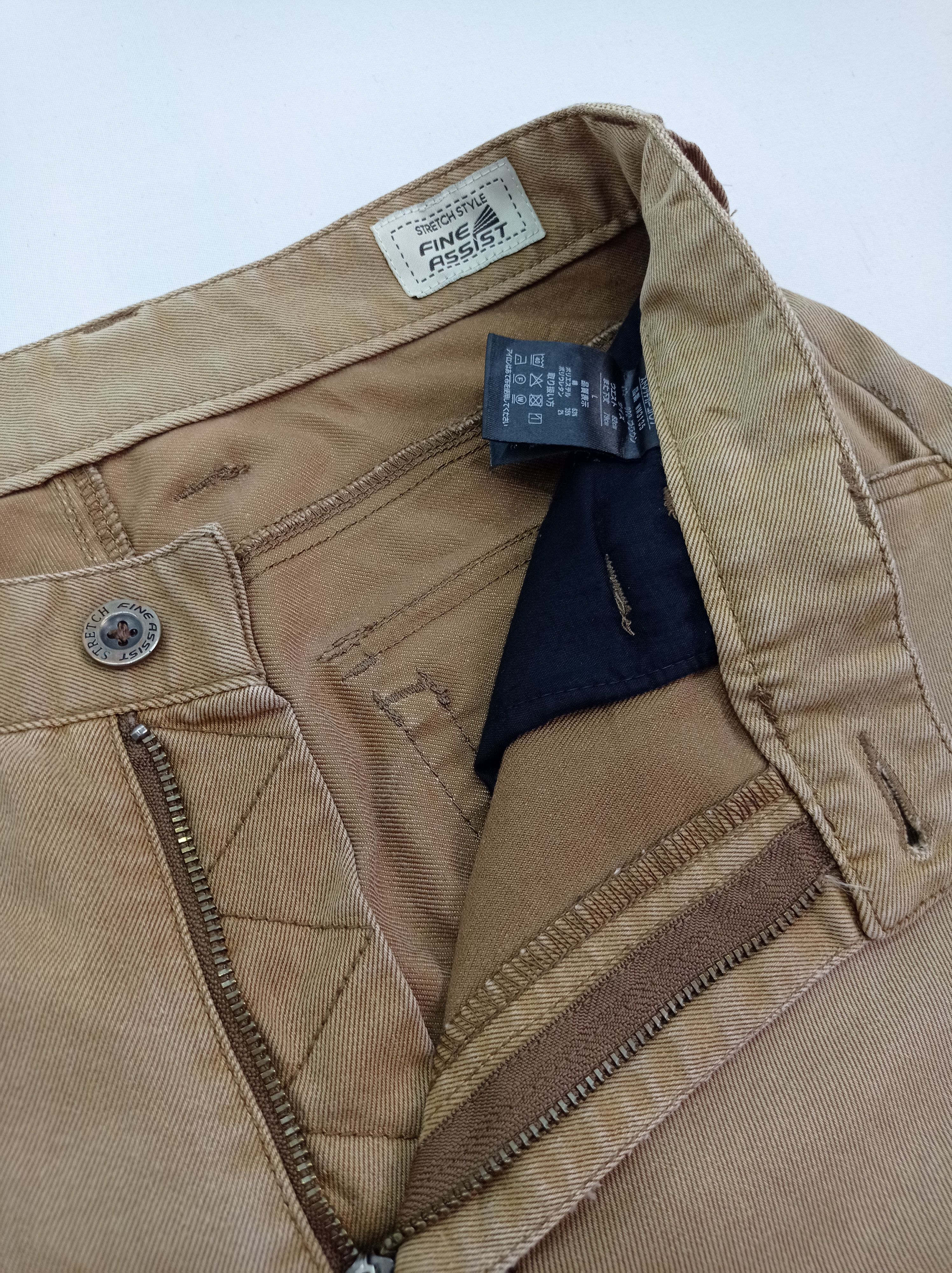 Other Fine Assist Stretch Style Faded Cargo Pants Size US 30 / EU 46 - 5 Thumbnail