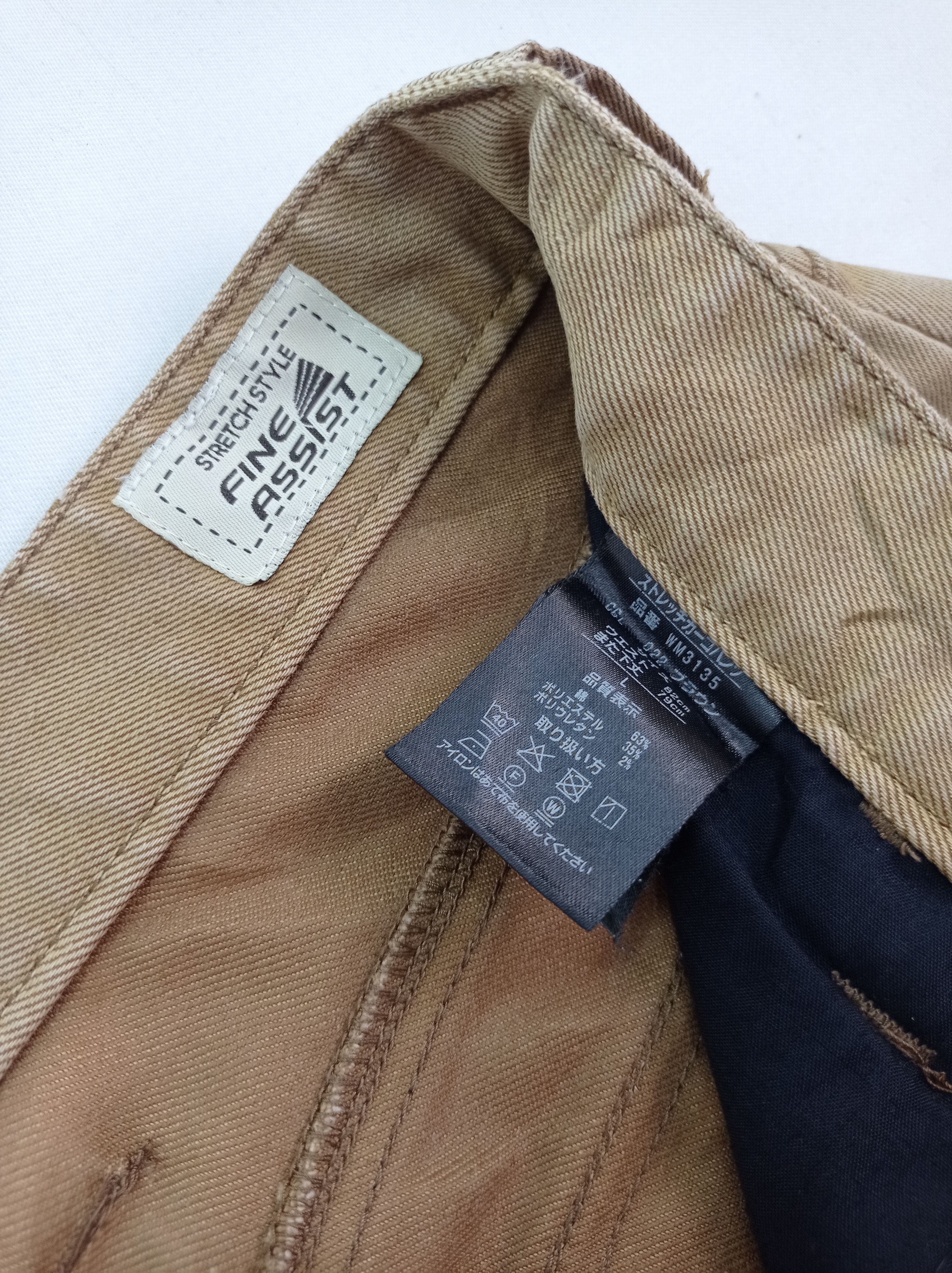 Other Fine Assist Stretch Style Faded Cargo Pants Size US 30 / EU 46 - 3 Thumbnail