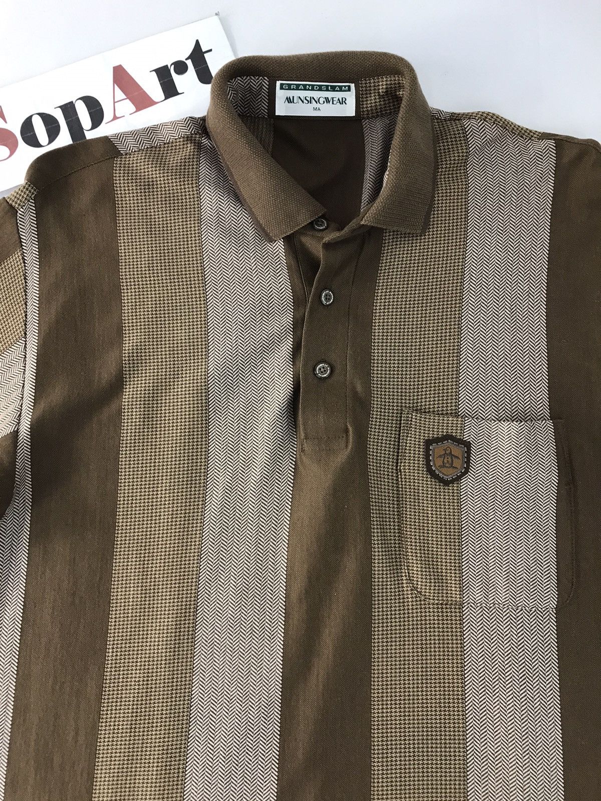 Grand Slam Vintage GrandSlam Munsingwear Design Striped Size US M / EU 48-50 / 2 - 4 Thumbnail