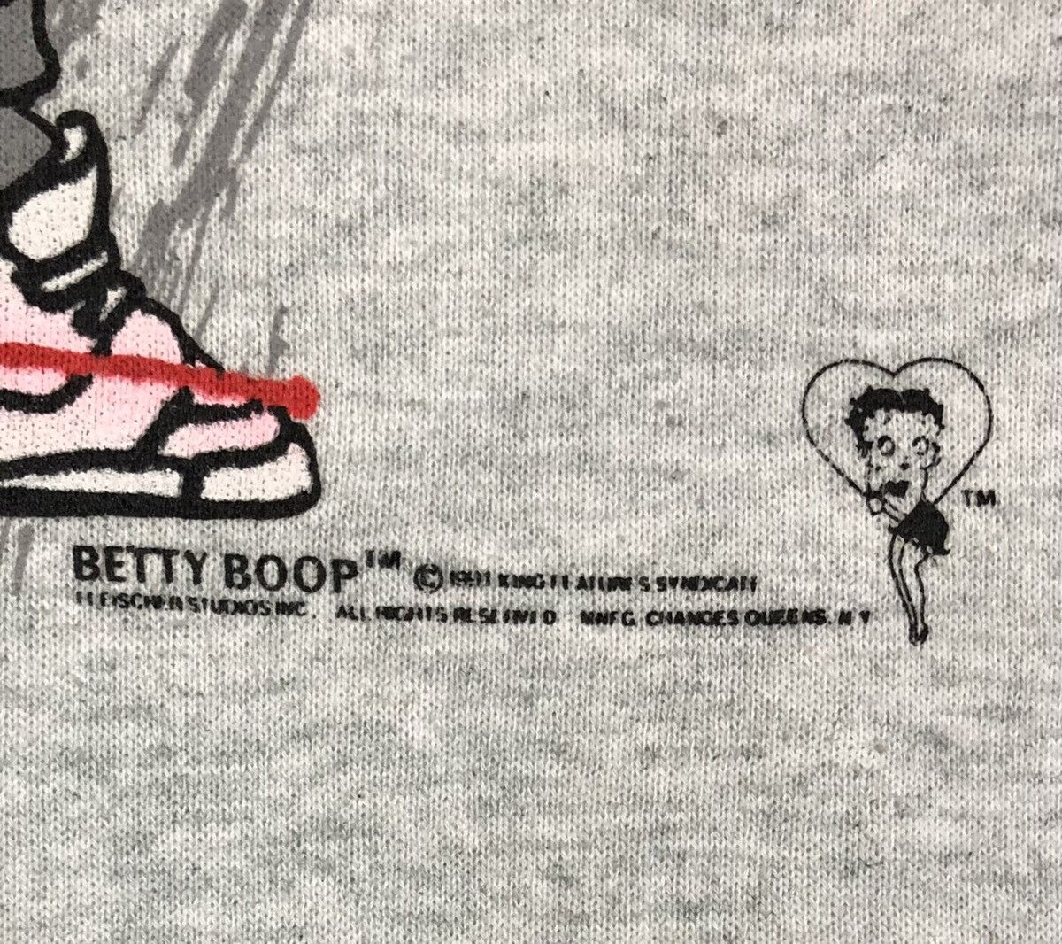 Cartoon Network 🔥Vtg Betty Boop Personal Best Full Body Workout Sweatshirt Size US L / EU 52-54 / 3 - 5 Thumbnail