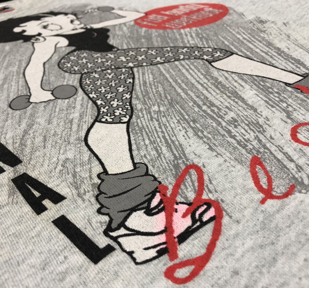 Cartoon Network 🔥Vtg Betty Boop Personal Best Full Body Workout Sweatshirt Size US L / EU 52-54 / 3 - 4 Thumbnail
