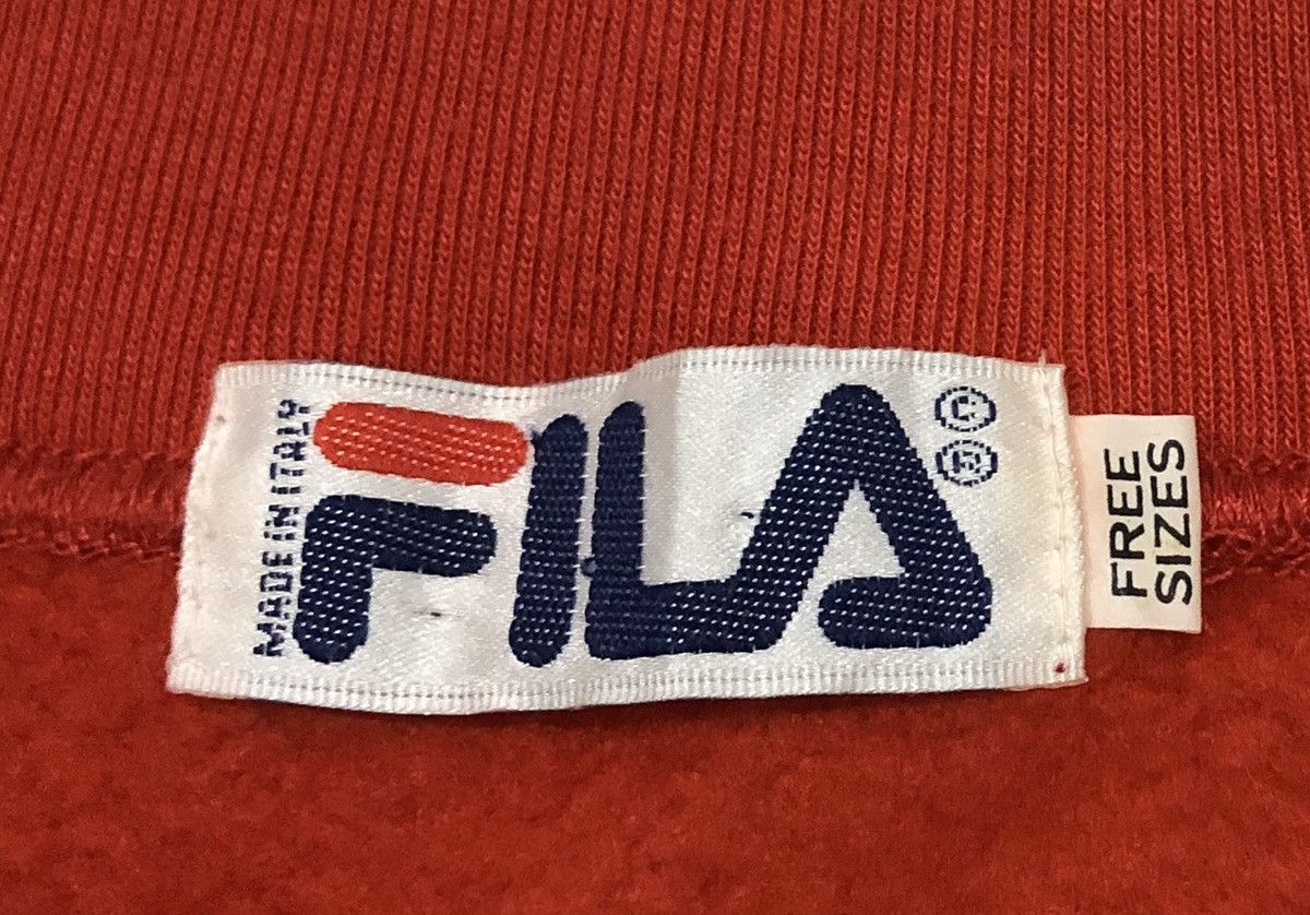 Fila Vintage FILA Sweatshirt Big Logo MADE ITALY Size US L / EU 52-54 / 3 - 6 Thumbnail
