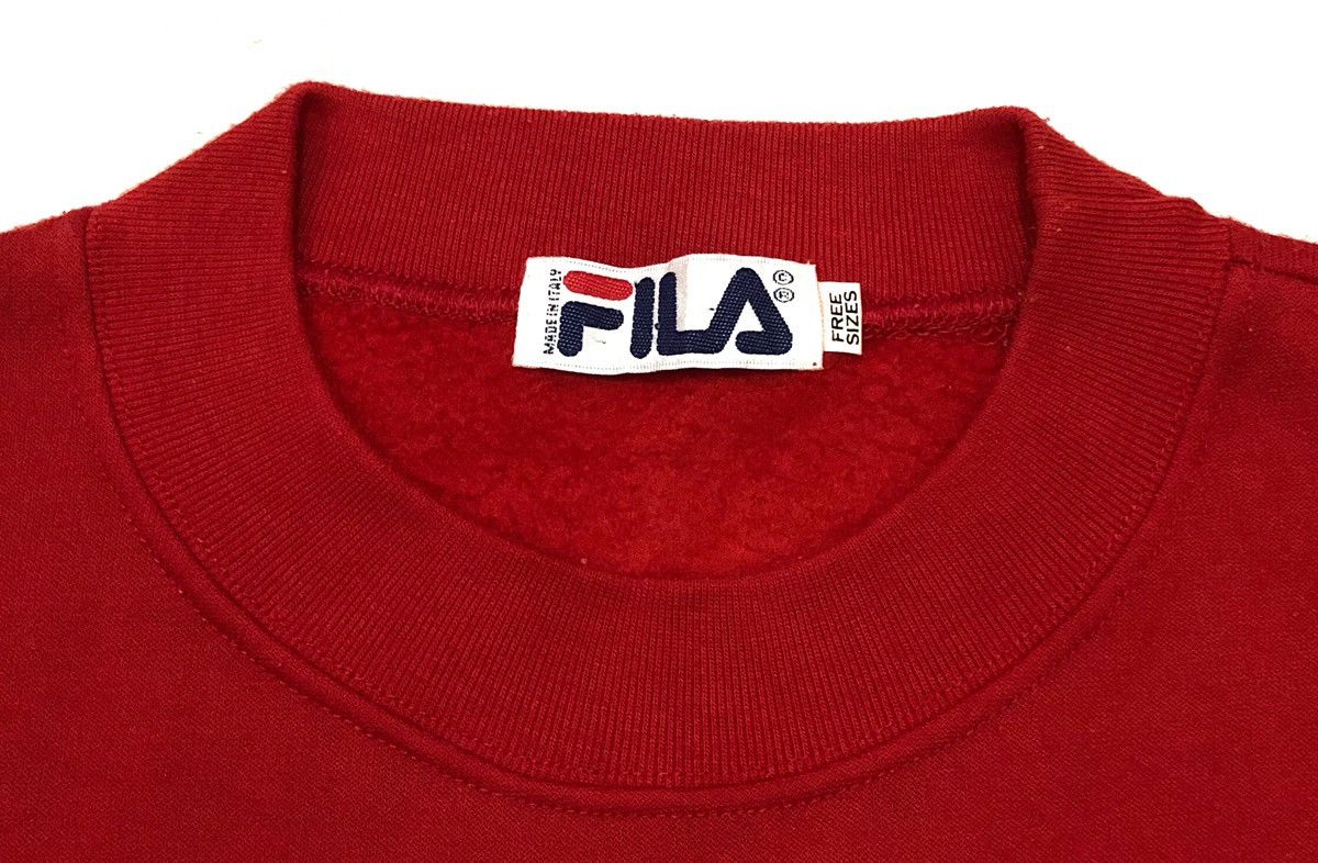 Fila Vintage FILA Sweatshirt Big Logo MADE ITALY Size US L / EU 52-54 / 3 - 5 Thumbnail