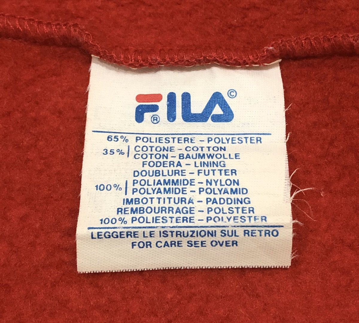 Fila Vintage FILA Sweatshirt Big Logo MADE ITALY Size US L / EU 52-54 / 3 - 7 Thumbnail
