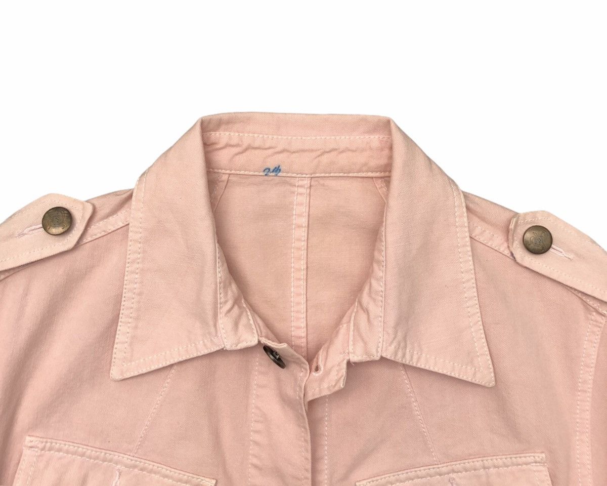 Burberry Burberry Blue Label Peach Denim Jacket Size US M / EU 48-50 / 2 - 7 Thumbnail
