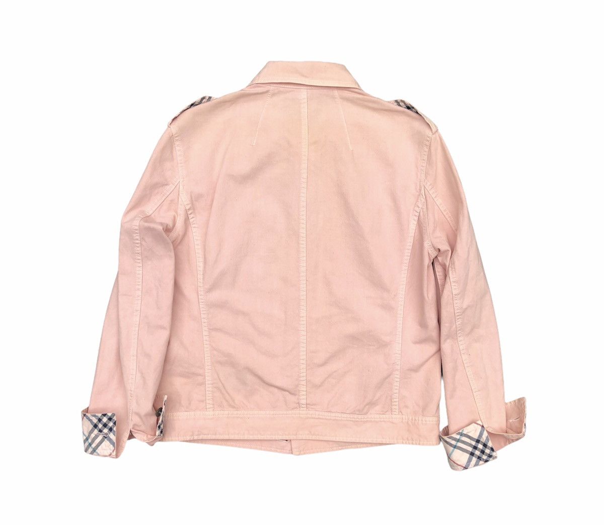 Burberry Burberry Blue Label Peach Denim Jacket Size US M / EU 48-50 / 2 - 9 Thumbnail