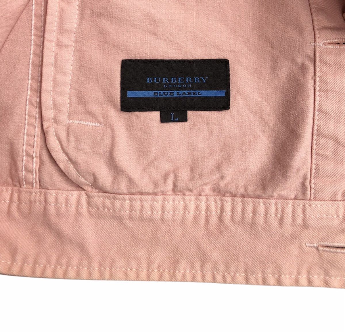 Burberry Burberry Blue Label Peach Denim Jacket Size US M / EU 48-50 / 2 - 17 Thumbnail