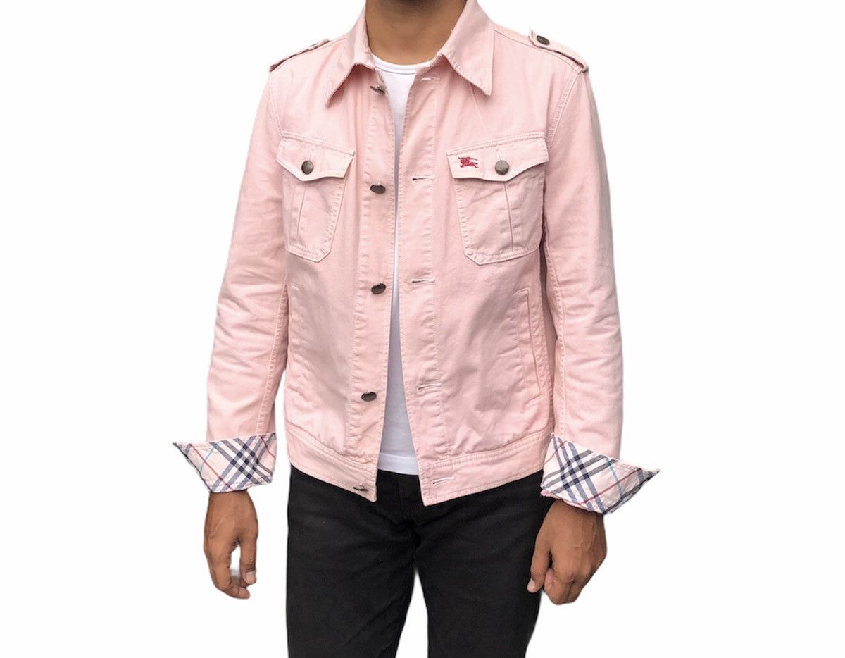 Burberry Burberry Blue Label Peach Denim Jacket Size US M / EU 48-50 / 2 - 2 Thumbnail